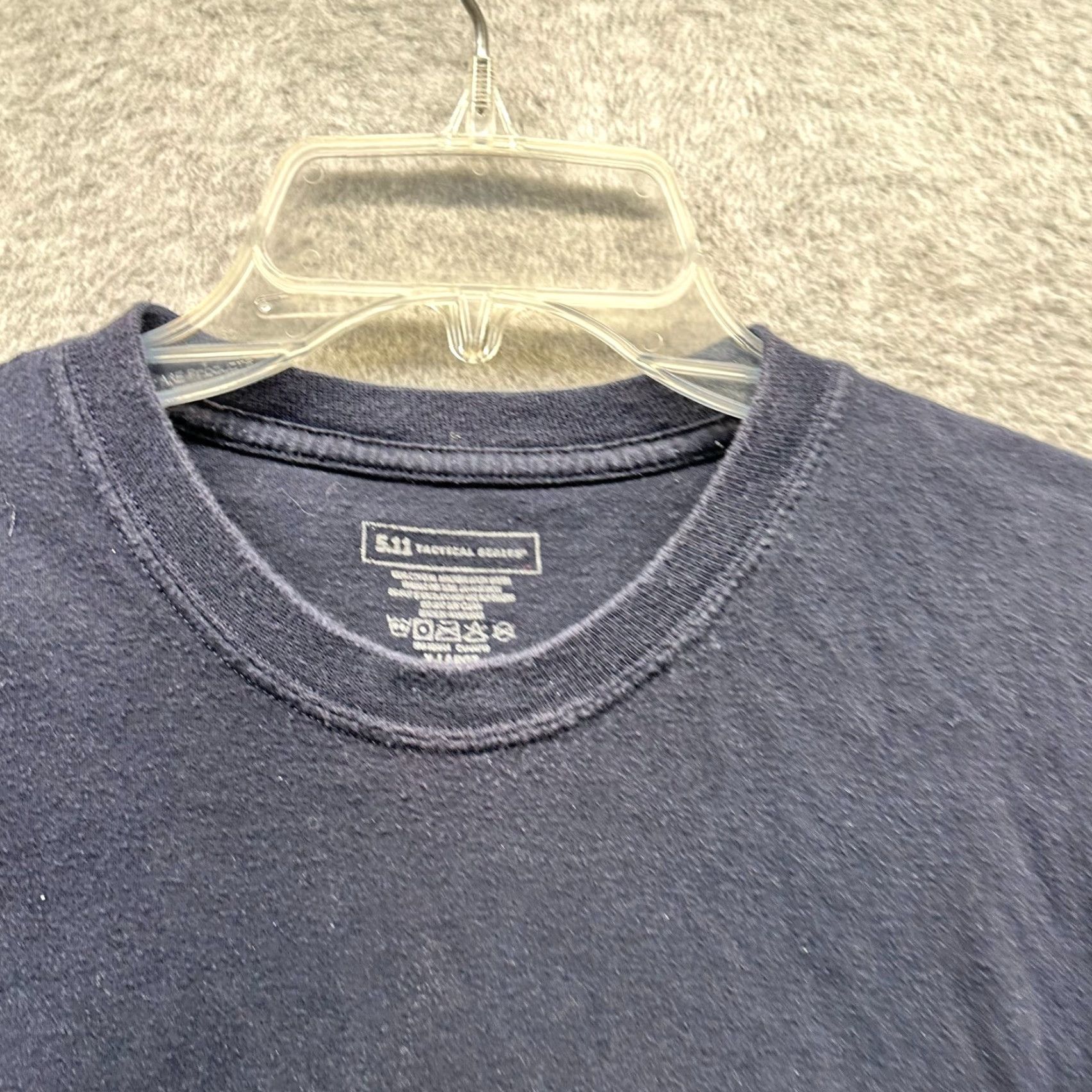 Vintage 5.11 Tactical Shirt Adult XL Blue Cotton T-Shirt Mens Basic Athletic Casual Crew Neck Short Sleeve USA 5.11 Size US XL / EU 56 / 4 - 2 Thumbnail