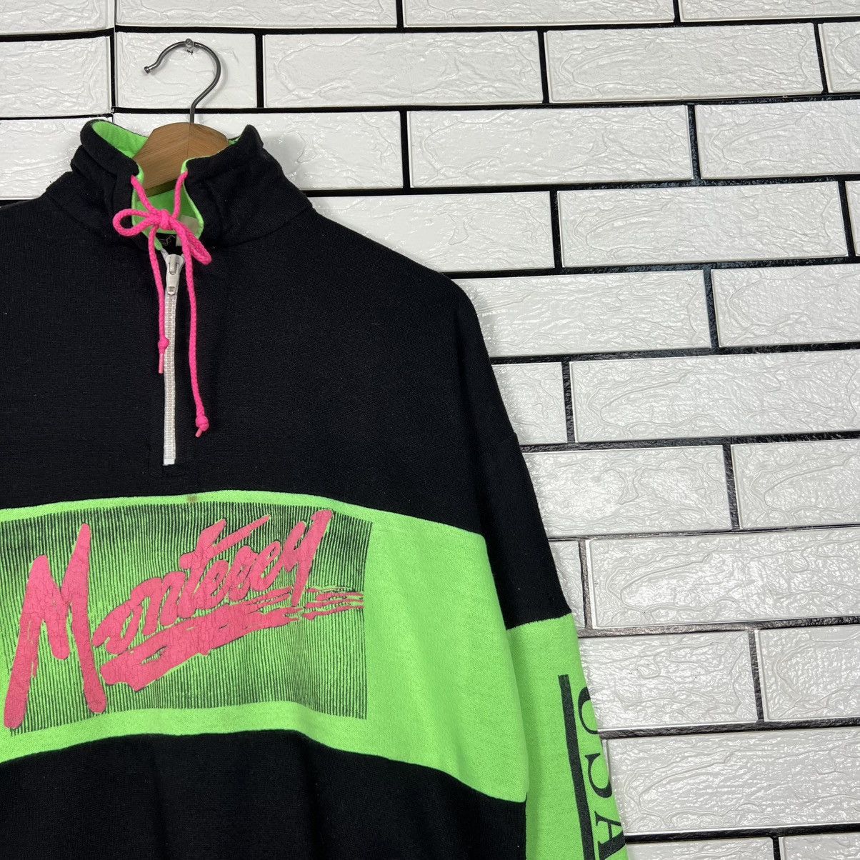 Vintage 80's MONTEREY California USA Half Zip Sweatshirt #3964-C181 Size US M / EU 48-50 / 2 - 4 Thumbnail