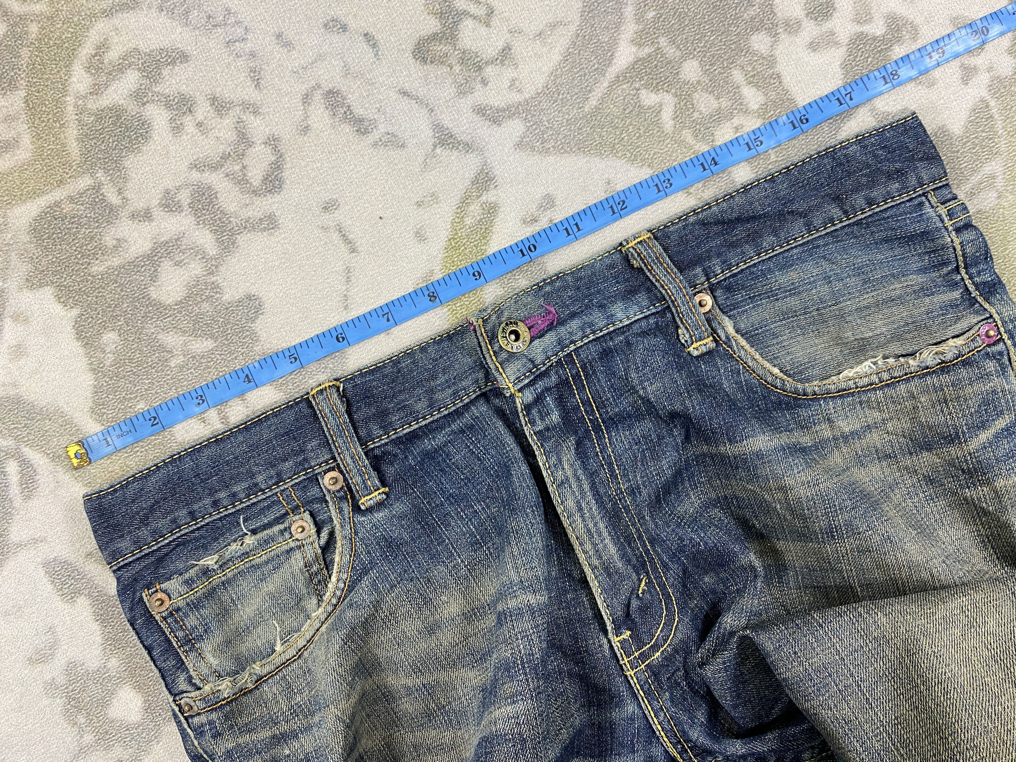 Levi's Distressed Blue Vintage Levi's 502 Jeans 36x33.5 JN3493 Size US 36 / EU 52 - 5 Thumbnail