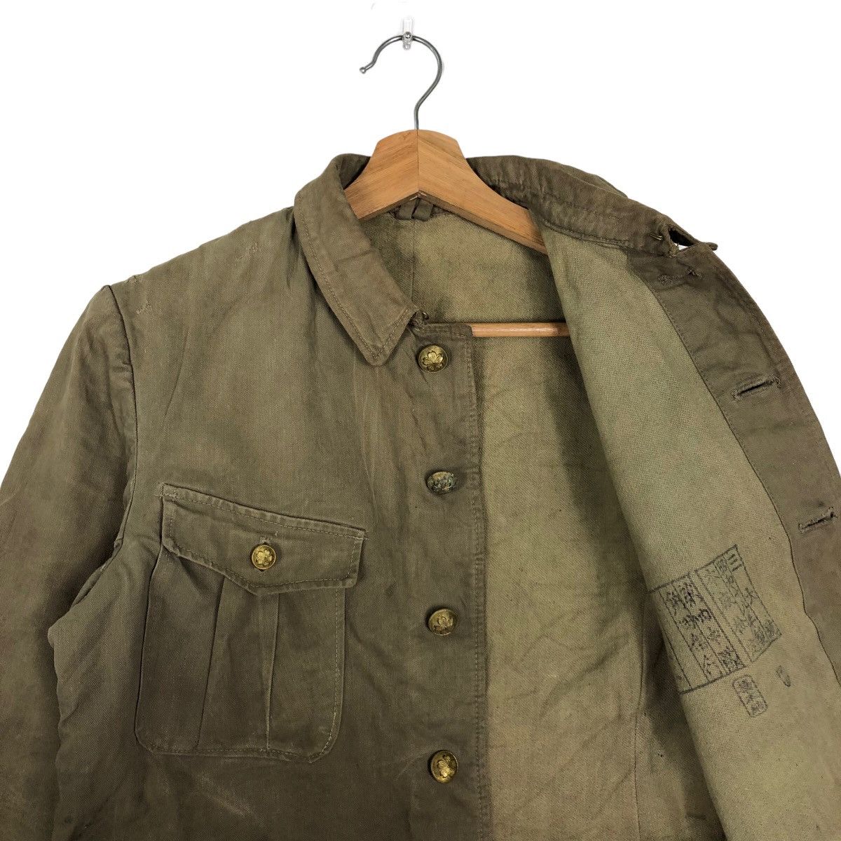 Vintage 🔥50’s True Vintage Chore Work Jacket Military Army Collect Size US M / EU 48-50 / 2 - 10 Thumbnail