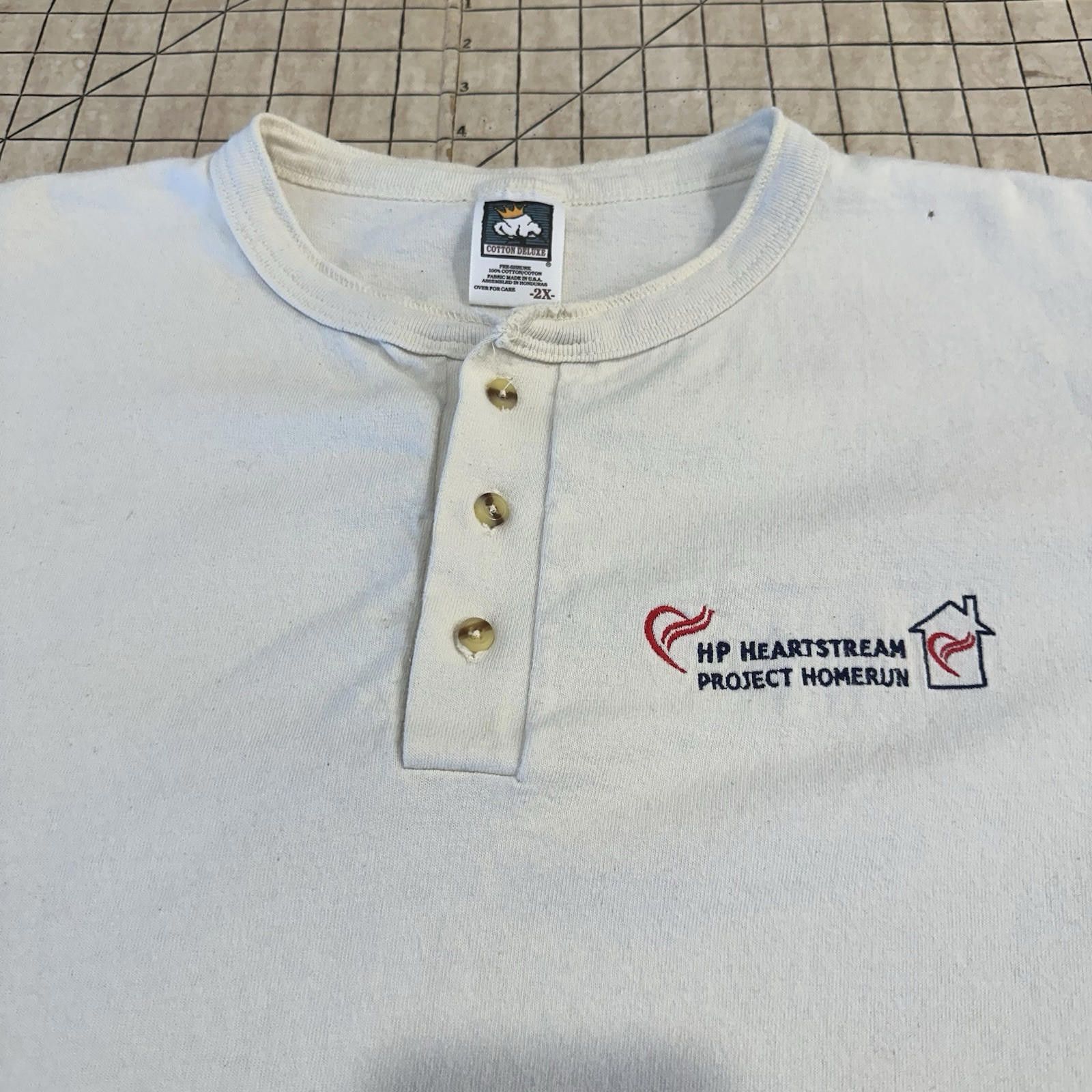 Designer Vintage Hewlett Packard Shirt HP Heartstream Project Homerun Size US XXL / EU 58 / 5 - 2 Thumbnail
