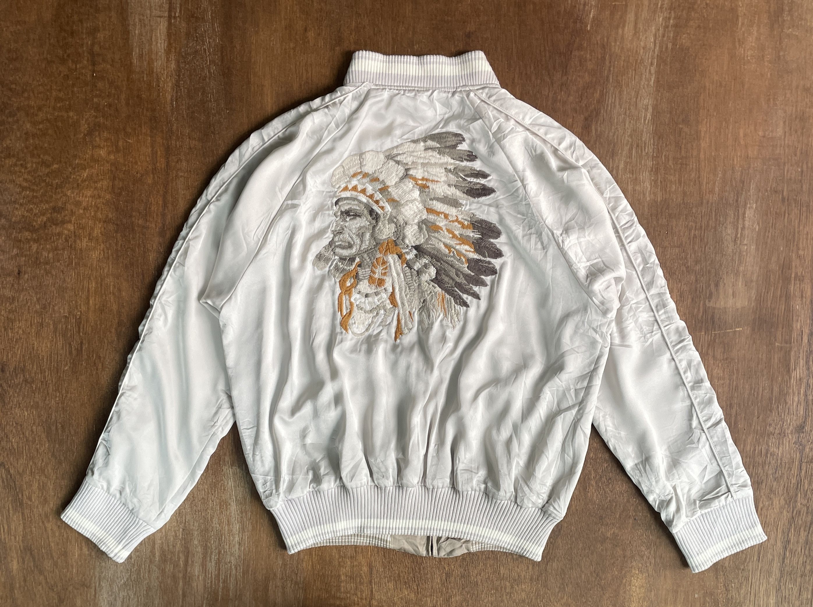 GOA G.O.A Native Americans Embroidery Bomber Jacket Size US M / EU 48-50 / 2 - 8 Thumbnail
