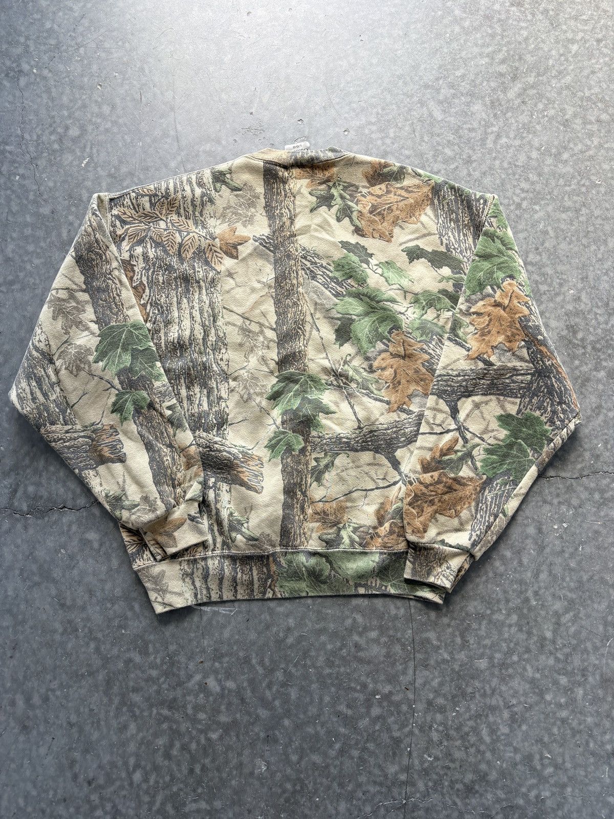 Vintage Vintage 90s Jerzees Realtree Camo Sweatshirt Boxy Fit Size US L / EU 52-54 / 3 - 5 Thumbnail