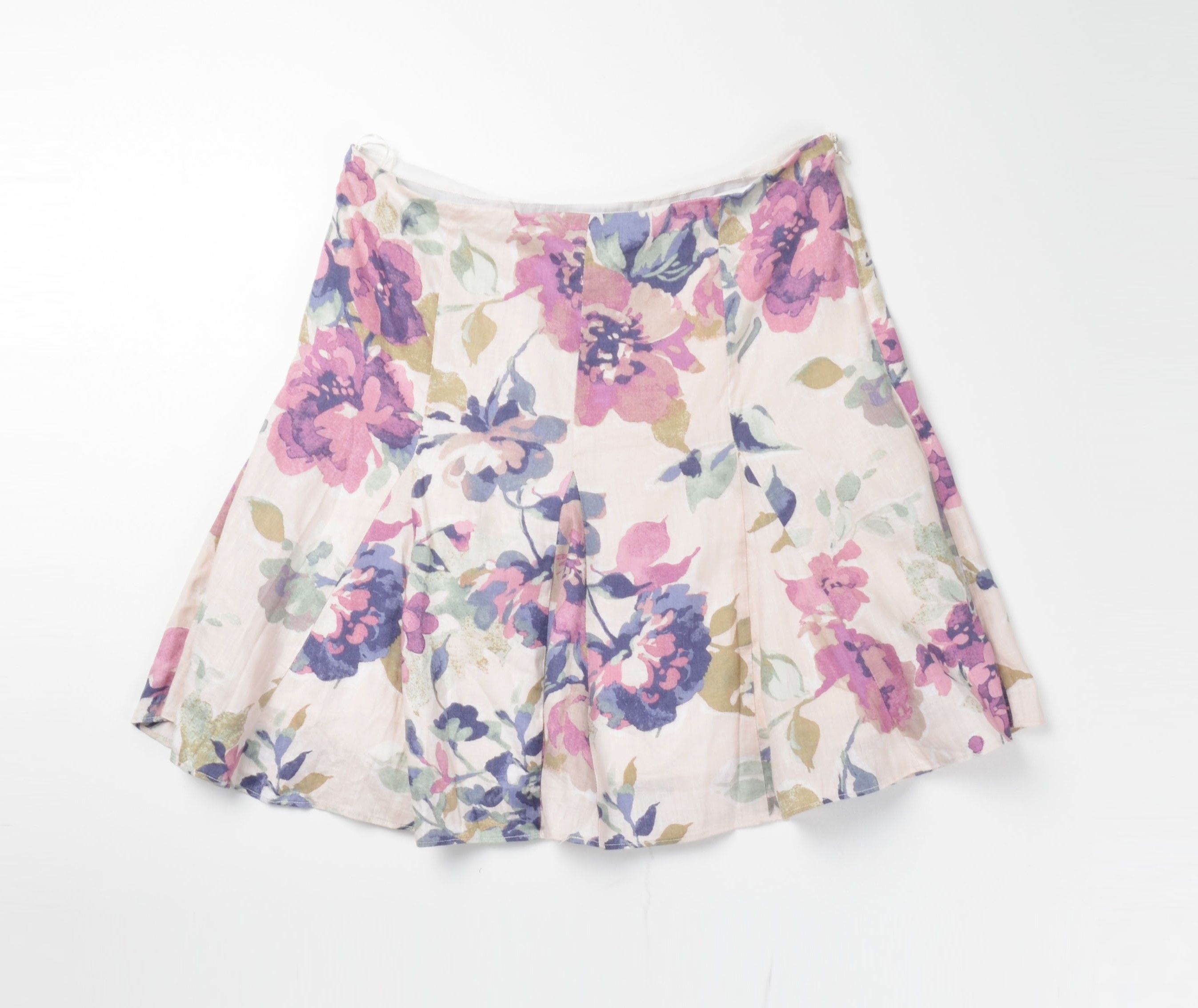 Ralph Lauren Vintage Ralph Lauren Black Label Cottagecore Linen Skirt Size 32" / US 10 / IT 46 - 3 Thumbnail