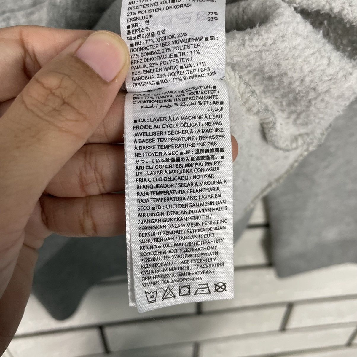 Gap Gap Big Logo Pullover Gray Hoodie Size US M / EU 48-50 / 2 - 17 Thumbnail