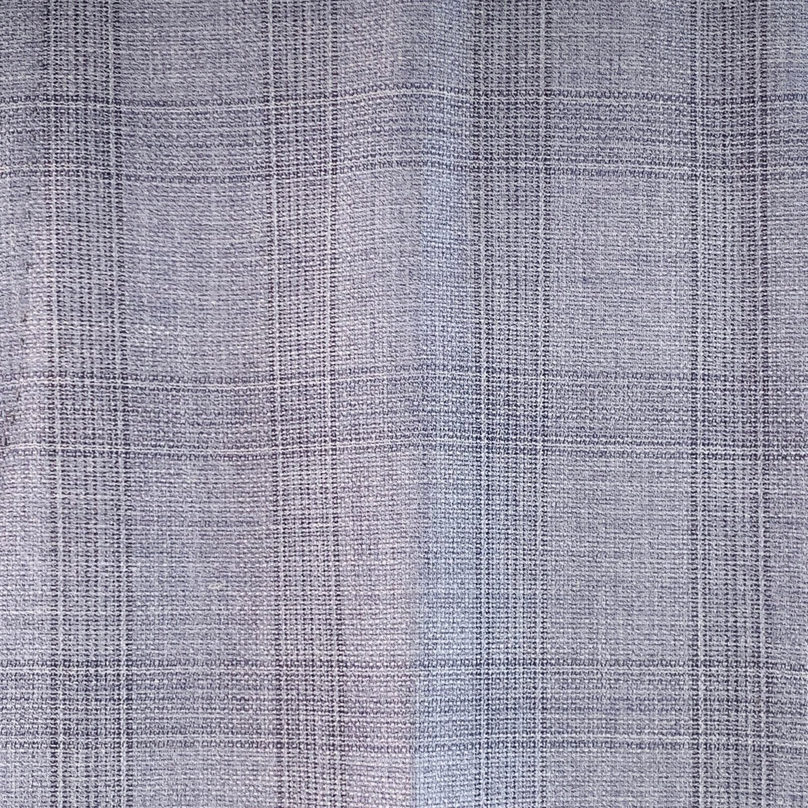 Canali Size 34 Blue Plaid Wool Flat Front Tapered Dress Pants Size US 34 / EU 50 - 2 Thumbnail