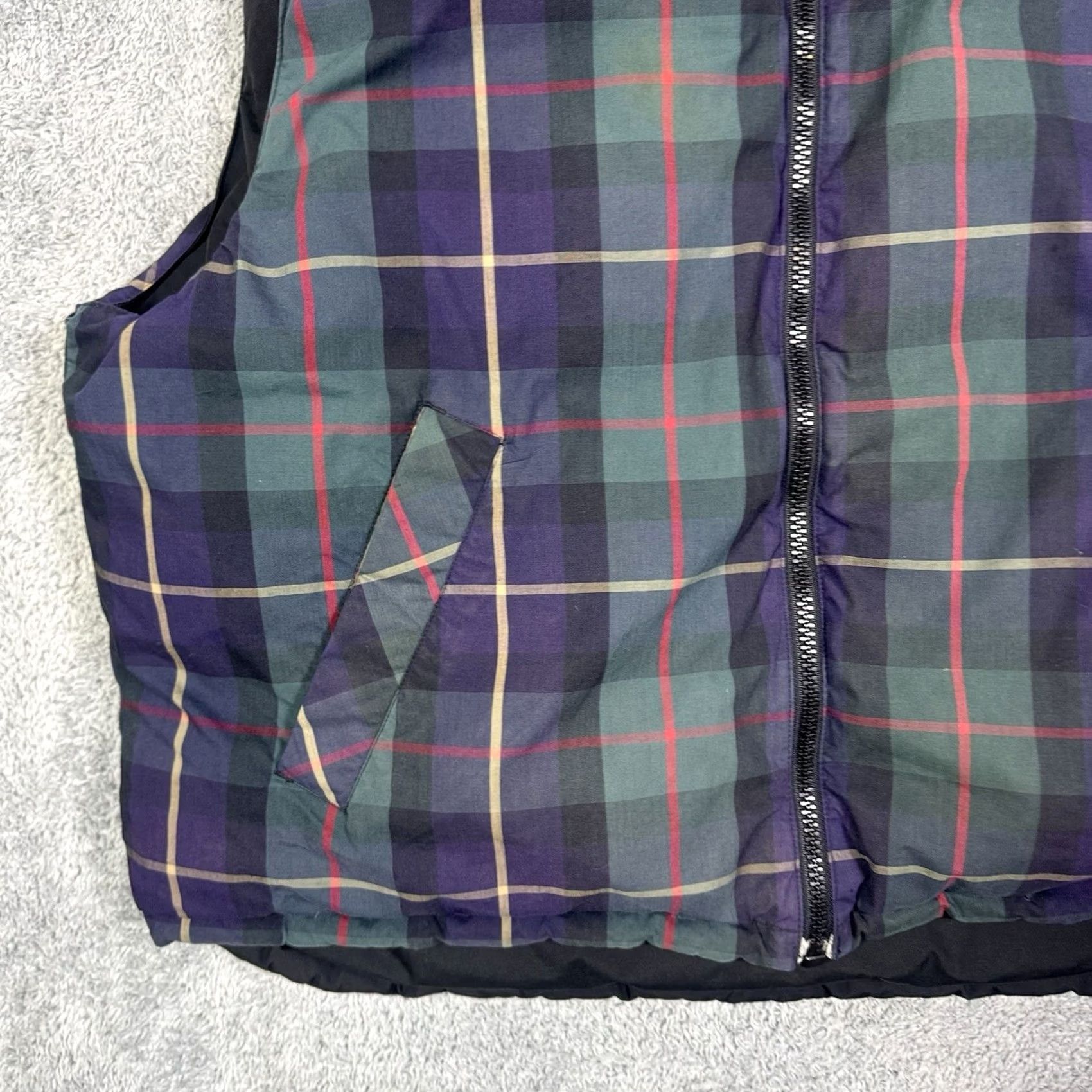 Eddie Bauer VINTAGE Eddie Bauer Vest Mens XL Tartan Plaid Reversible Quilted Puffer Down Classic Outdoor Size US XL / EU 56 / 4 - 2 Thumbnail