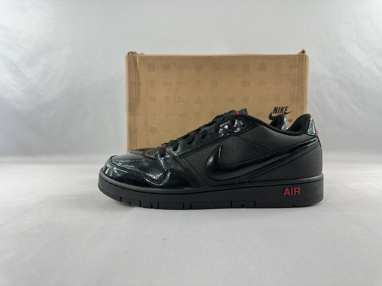 Nike Nike Air Prestige 3 'Patent Black Red' 386114-006 Size US 13 / EU 46 - 4 Thumbnail