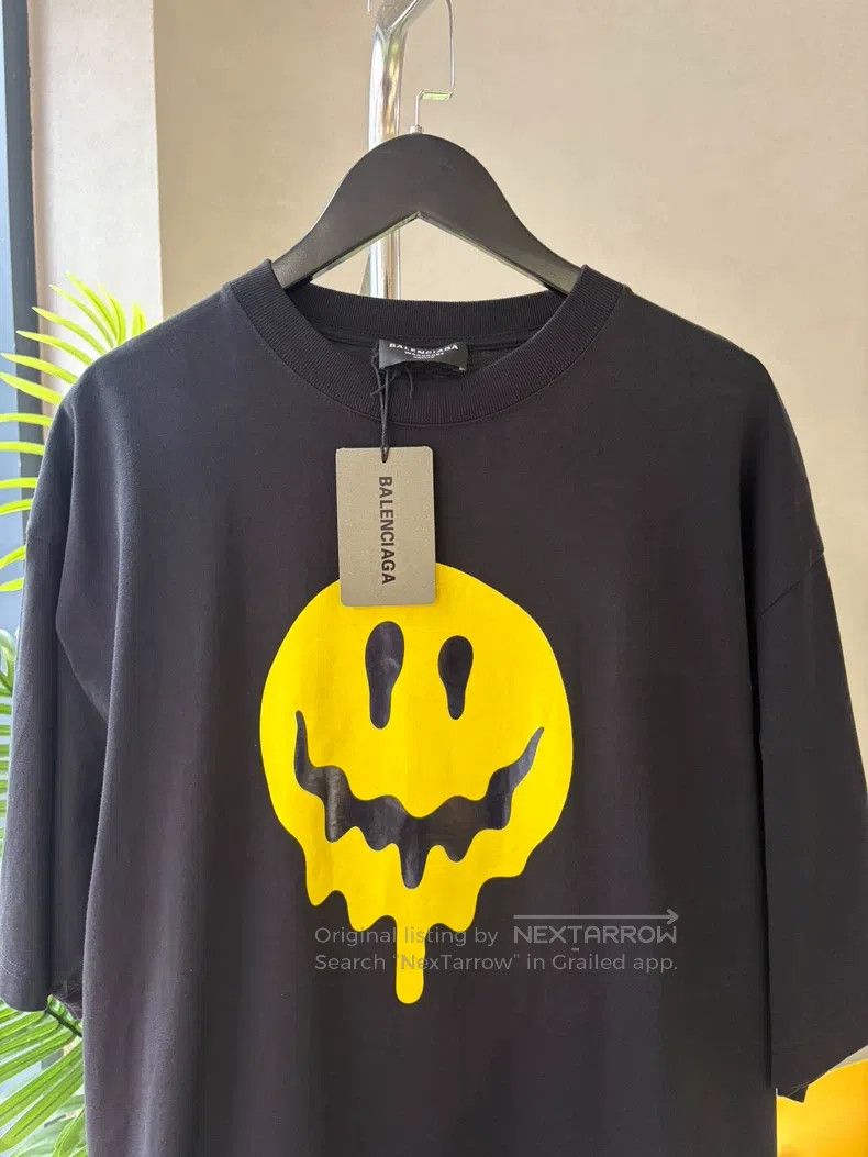 Balenciaga Balenciaga Melting Smile Print Short-Sleeve T-Shirt Size US M / EU 48-50 / 2 - 4 Thumbnail