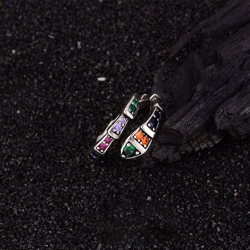 Jewelry Creative Multicolor Snake Handmade Ring Size ONE SIZE - 4 Thumbnail
