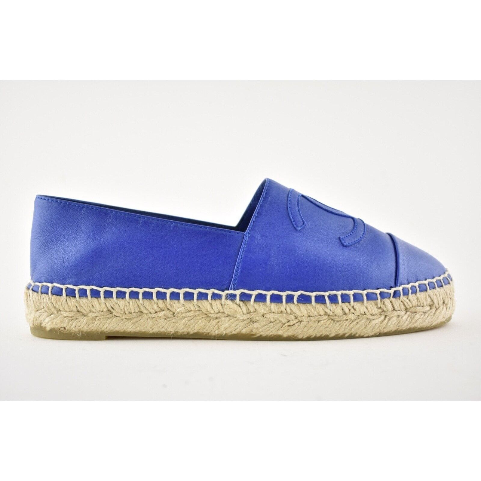 Chanel 19C Lambskin CC Logo Double Sole Espadrille Ballet Flat 35 Size US 5 / IT 35 - 2 Thumbnail