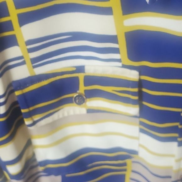 J.McLaughlin J. McLaughlin Short Sleeve Button Down Sz. XS Blouse Size XS / US 0-2 / IT 36-38 - 3 Thumbnail