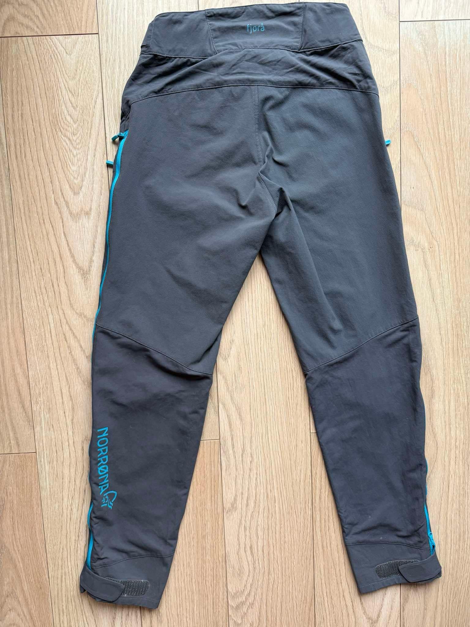 Norrona Women Norrona Fjora Flex1 Blue Hiking Pants Viking Head Size 28" / US 6 / IT 42 - 2 Thumbnail
