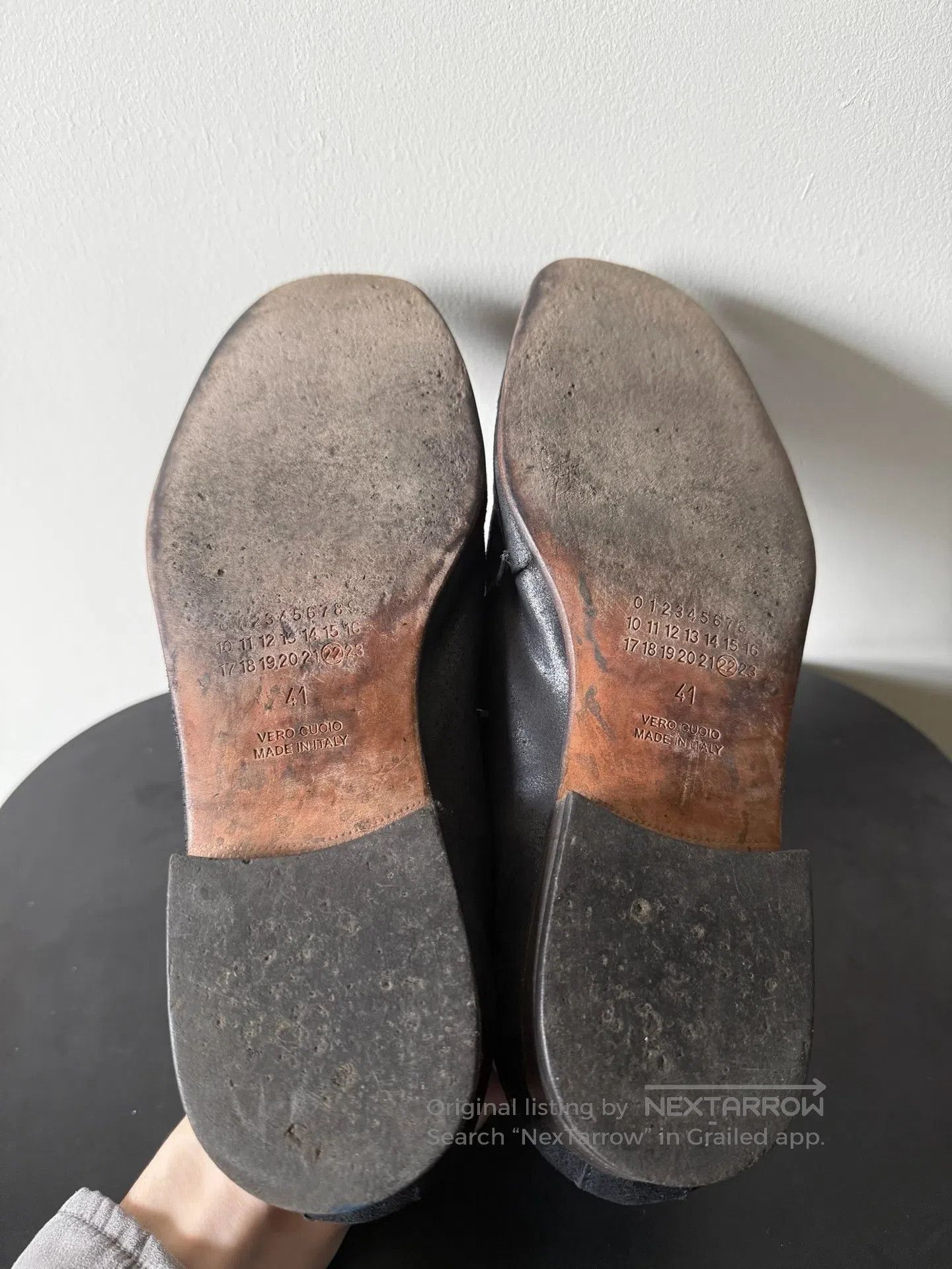 Maison Margiela Maison Margiela EPT Wear old derby shoes| Size US 8 / EU 41 - 7 Thumbnail