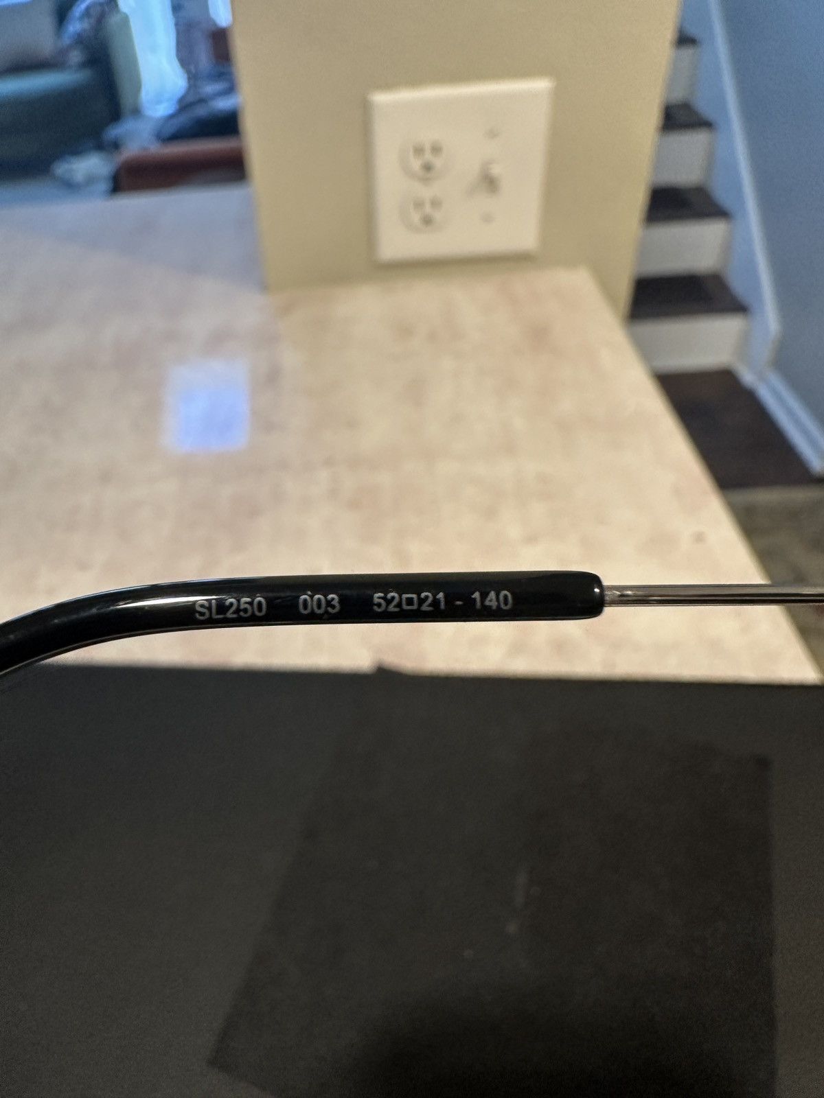 Saint Laurent Paris Round Mirrored Sunglasses SL250-003 Size ONE SIZE - 4 Thumbnail