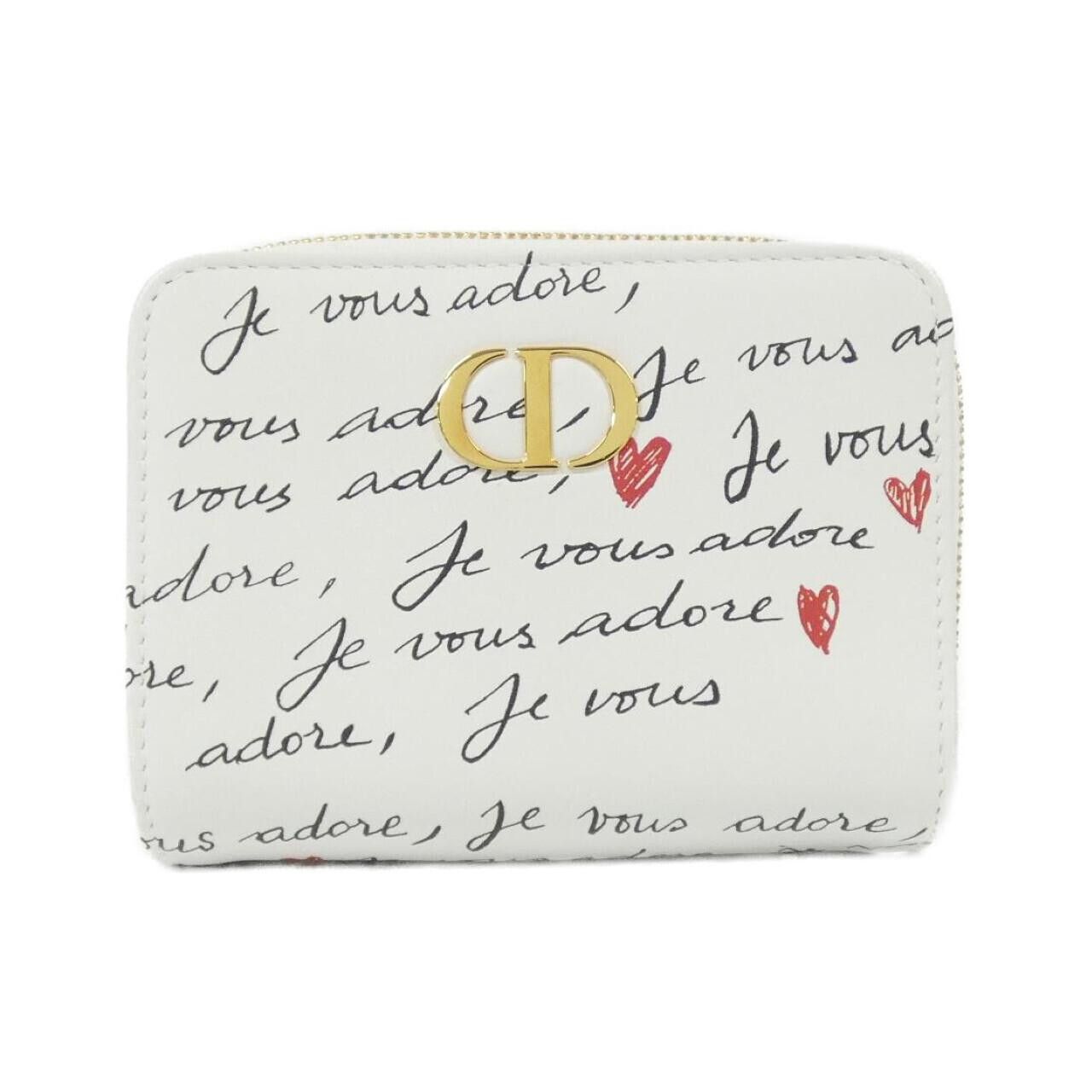 Dior Dior Christian Dior JE VOUS A DORE Caro Leather Wallet Leather Short Wallet S5032UBYA DUTY FREE for USA Size ONE SIZE - 1 Thumbnail