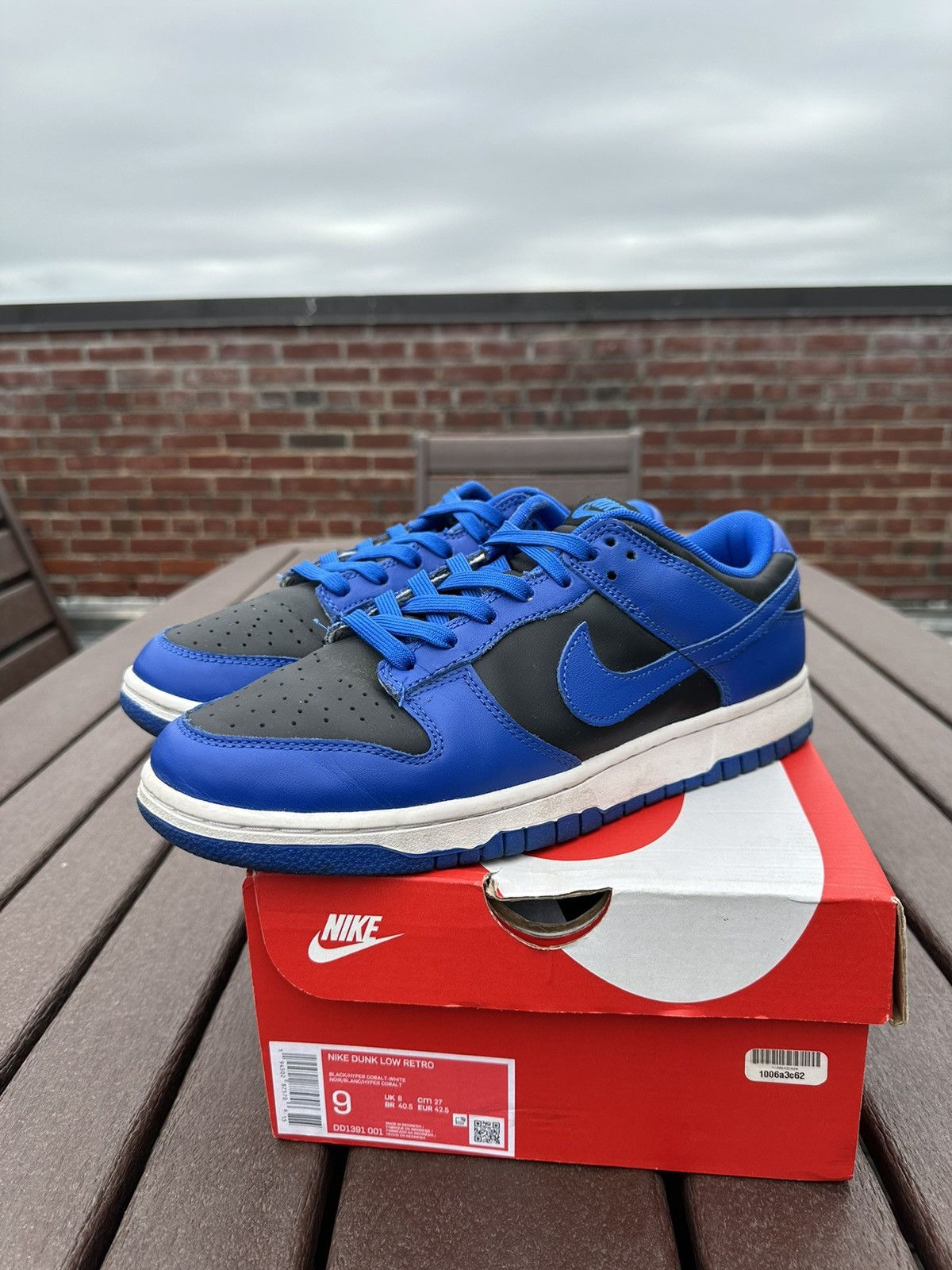 Nike “Hyper Cobalt” Nike Dunk Low Size US 9 / EU 42 - 3 Thumbnail