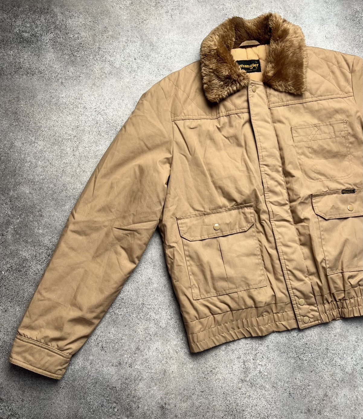 Wrangler Wrangler 80s vintage bomber jacket Size US L / EU 52-54 / 3 - 2 Thumbnail
