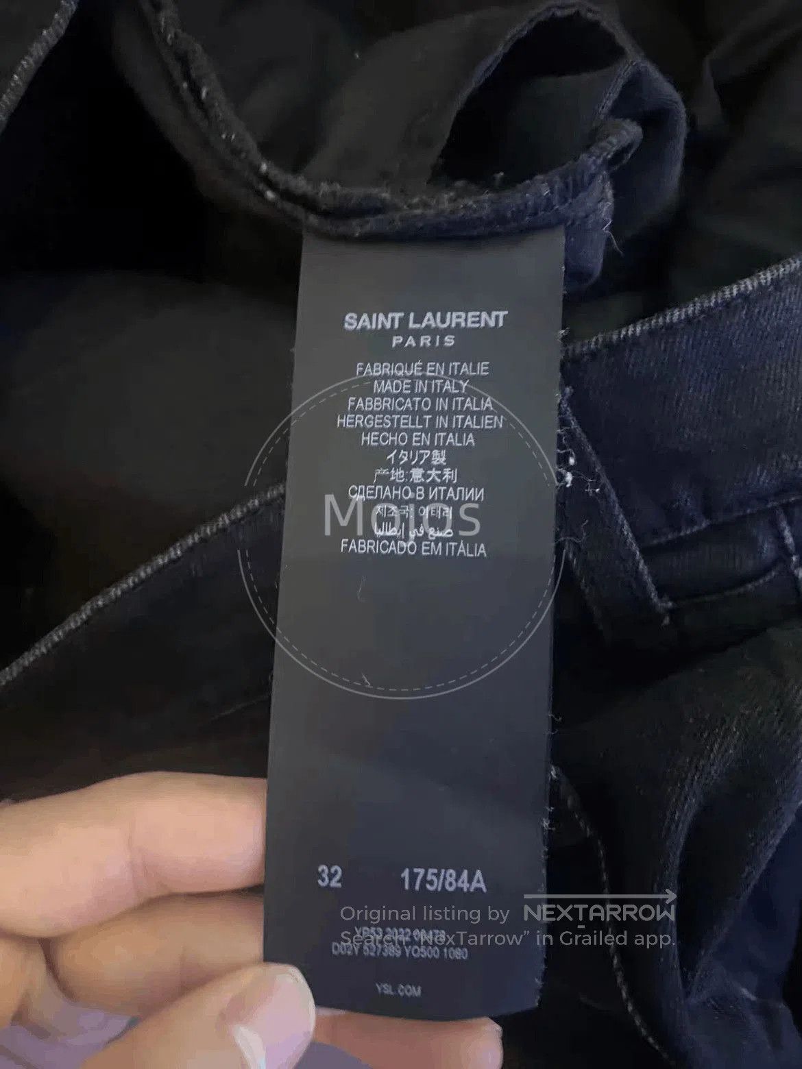 Saint Laurent Paris Saint Laurent Paris 22AW Slim Fit Denim. Size US 32 / EU 48 - 4 Thumbnail