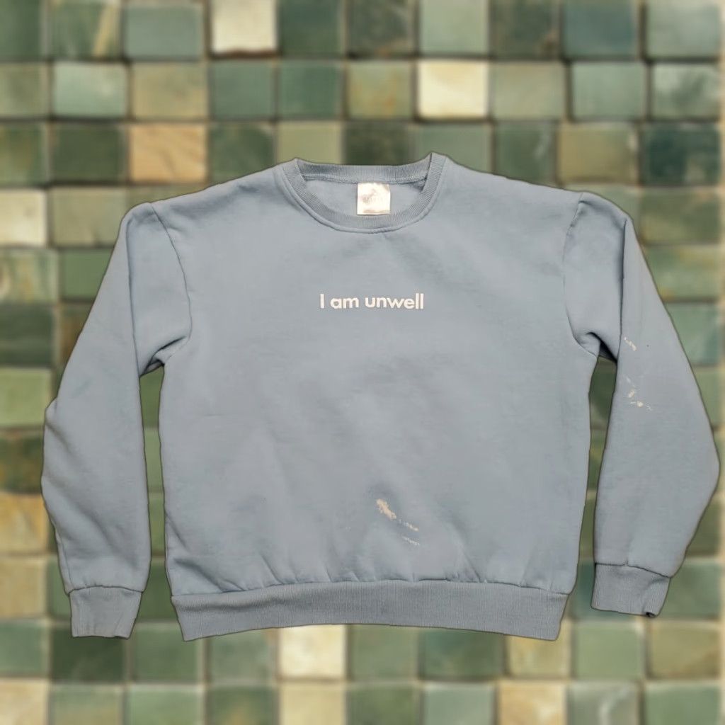 Vintage VINTAGE Barstool Sweatshirt Womens S Blue Call Her Daddy I am Unwell Pullover Crewneck Size S / US 4 / IT 40 - 1 Thumbnail