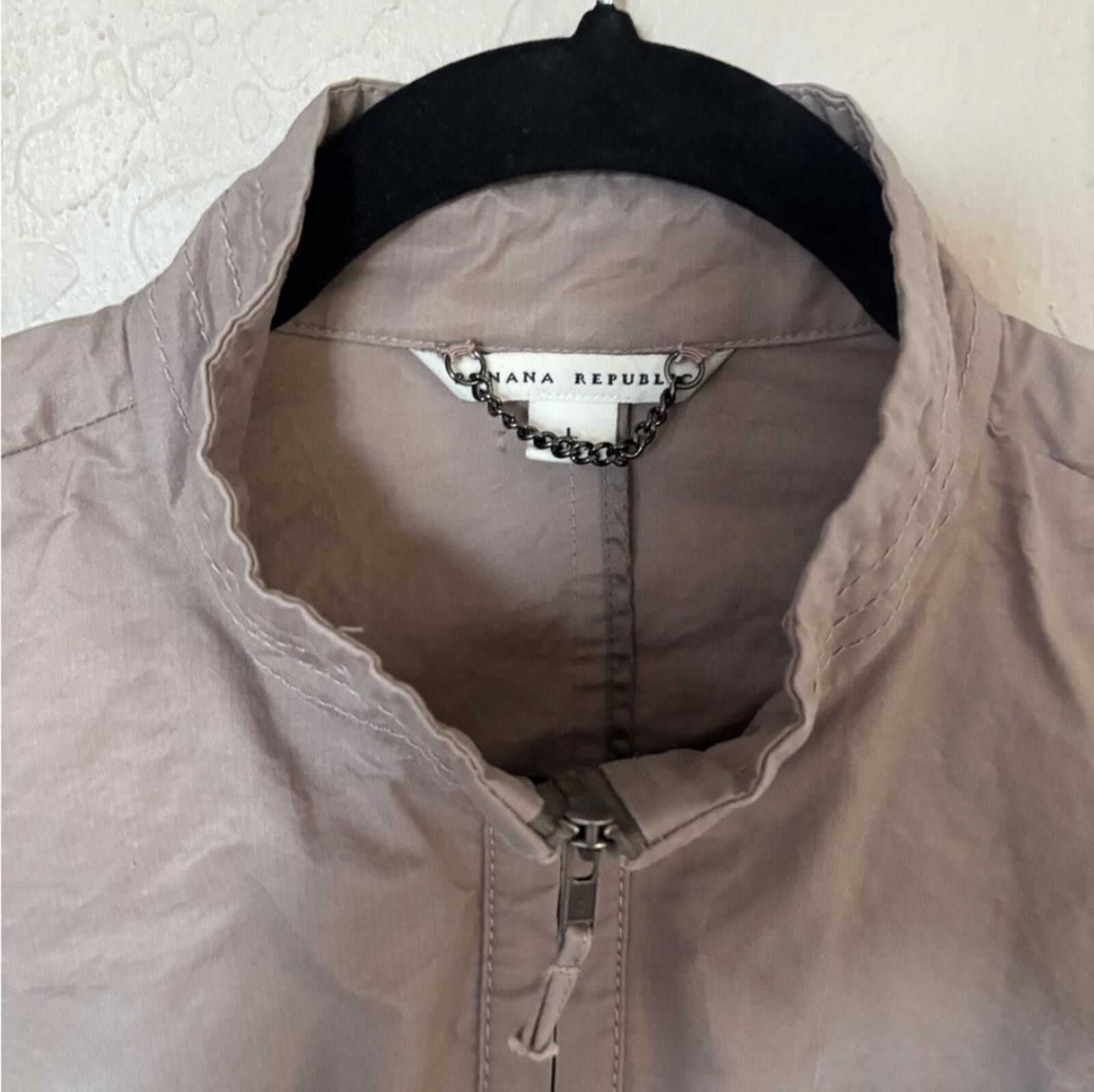 Banana Republic (Banana Republic) Light Brown Utility Jacket Size L / US 10 / IT 46 - 3 Thumbnail