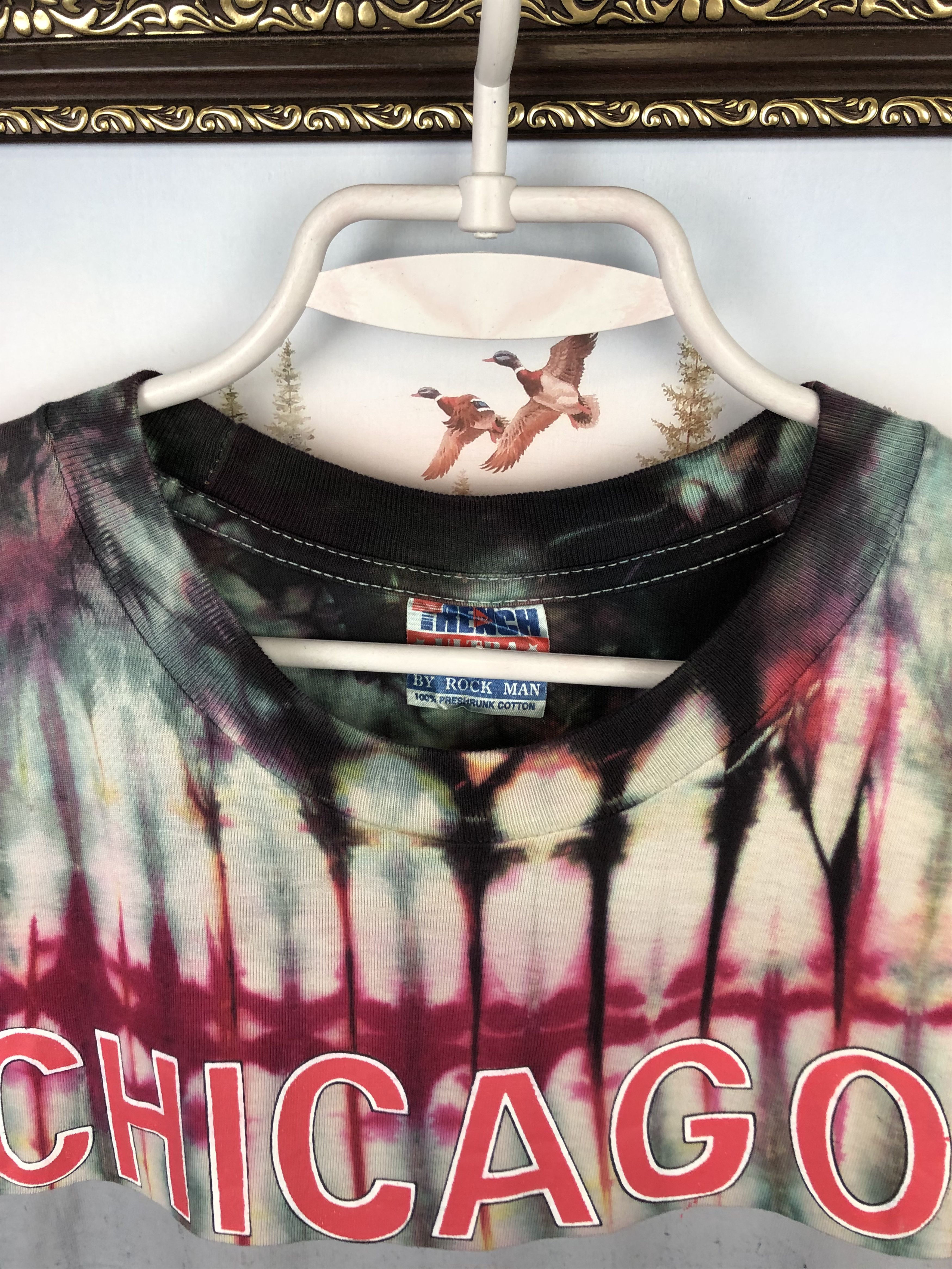 NBA Vintage Chicago Bulls NBA Jordan Shirt Over Print Jersey Tee Size US L / EU 52-54 / 3 - 5 Thumbnail