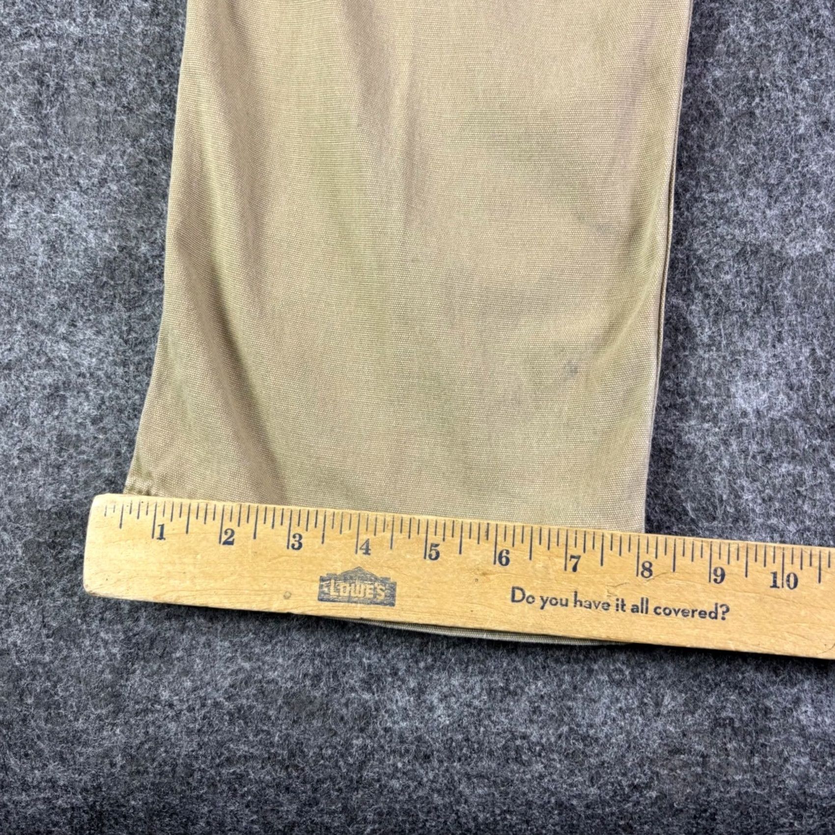 Carhartt Carhartt Pants Relaxed Fit Carpenter Tan Canvas Workwear 33x32 Distressed 33x30 Size US 33 - 3 Thumbnail