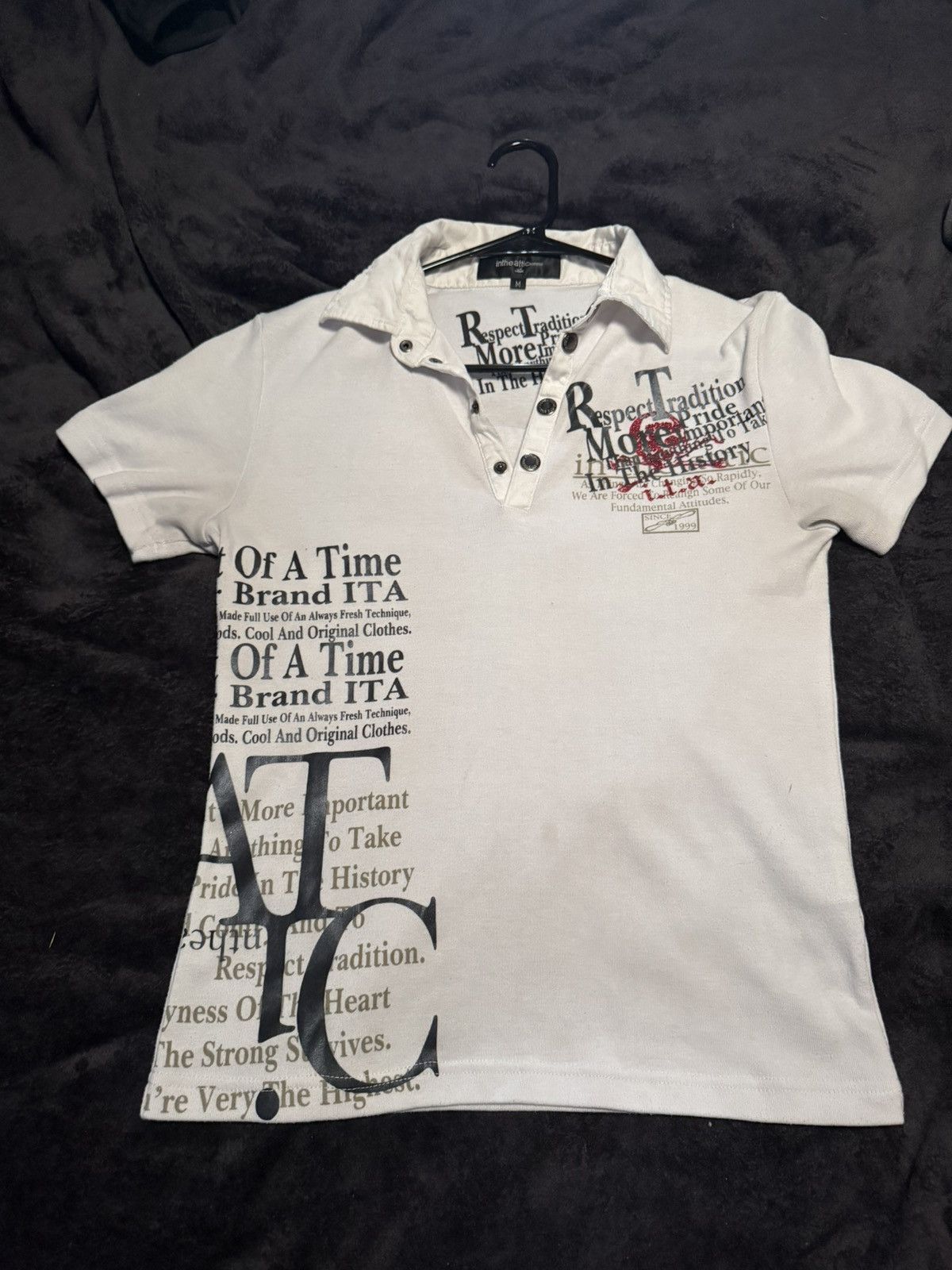 Y2k 00s お兄系 in the attic Union Jack polo In The Attic In the Attic Polo | Grailed