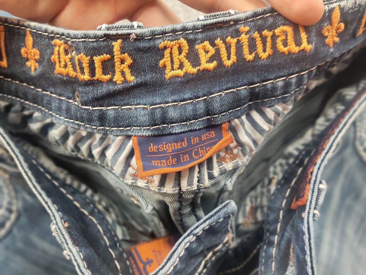 Rock Revival Vintage Rock Revival Adele logo Y2K Style Faded denim Jeans Size 27" / US 4 / IT 40 - 12 Thumbnail