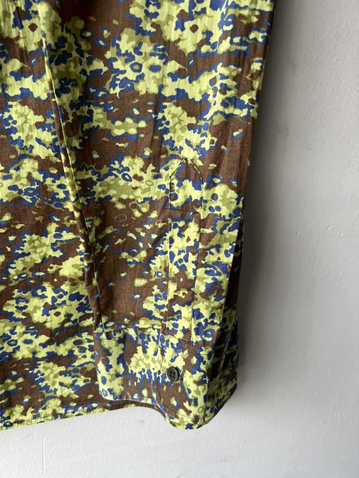 A.P.C. Vintage A.P.C. Made in France Camouflage Long Sleeve Shirt Size US M / EU 48-50 / 2 - 18 Thumbnail