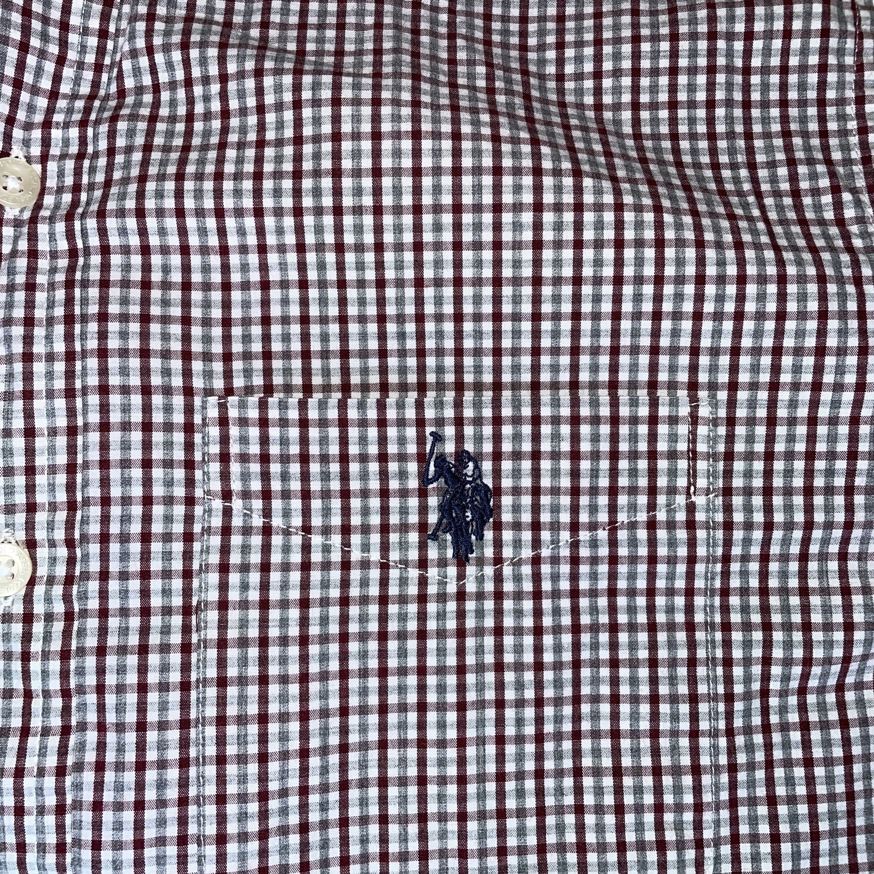 U.S. Polo Assn. U.s Polo Assn. Men's Shirt Check Cotton Logo Size S - New Size US S / EU 44-46 / 1 - 2 Thumbnail