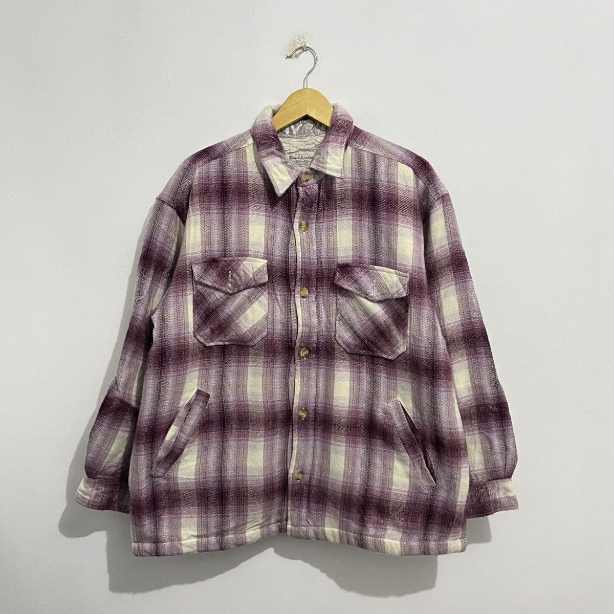Flannel × Vintage Pract Studio Heavy Flannel Shirt Jacket Size US L / EU 52-54 / 3 - 1 Thumbnail