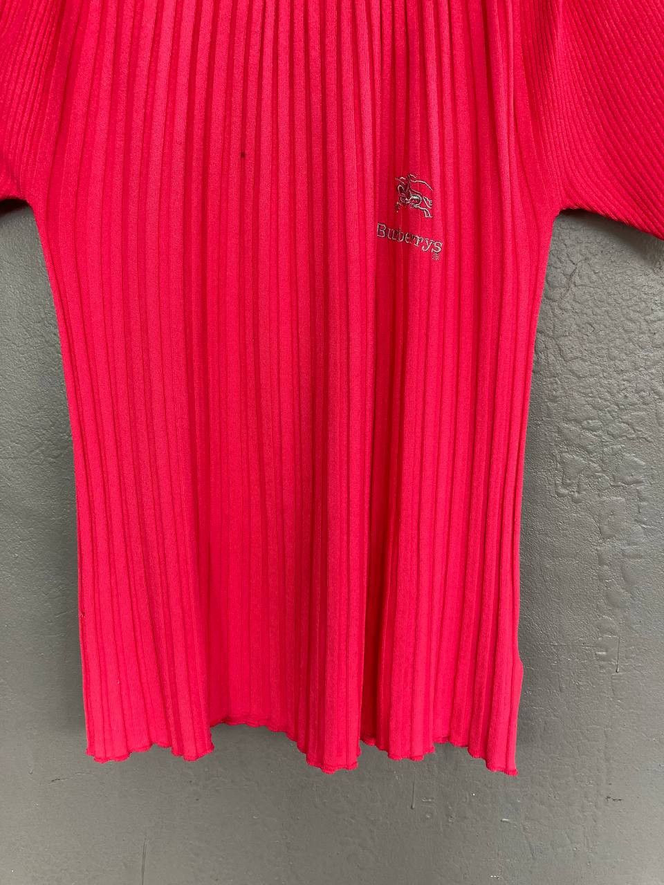 Burberry Vintage Burberry Rib Knit Blouse Size S / US 4 / IT 40 - 4 Thumbnail