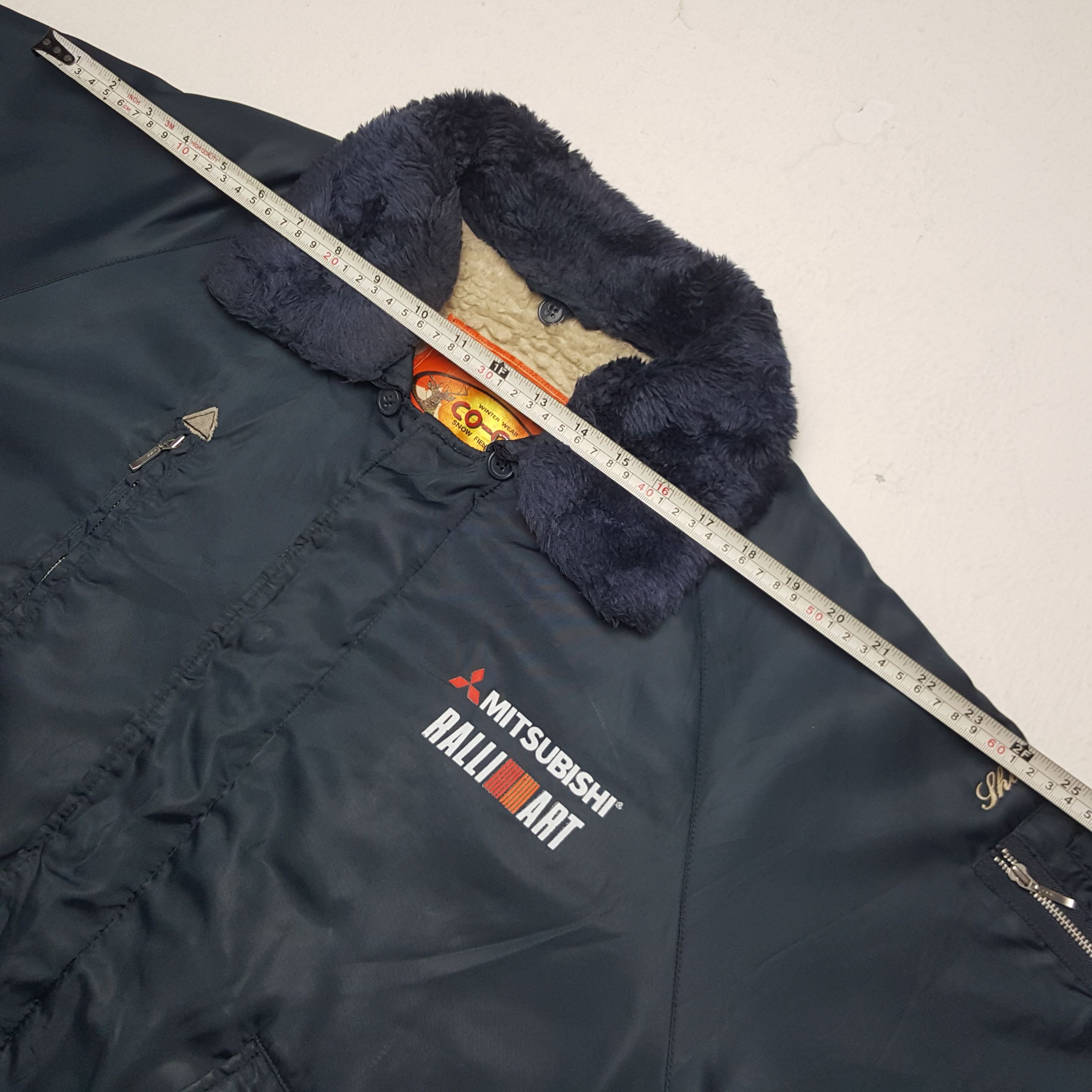 Japanese Brand × Vintage Vintage Mitsubishi Ralli Art Racing Worker Winter Jacket Size US L / EU 52-54 / 3 - 6 Thumbnail