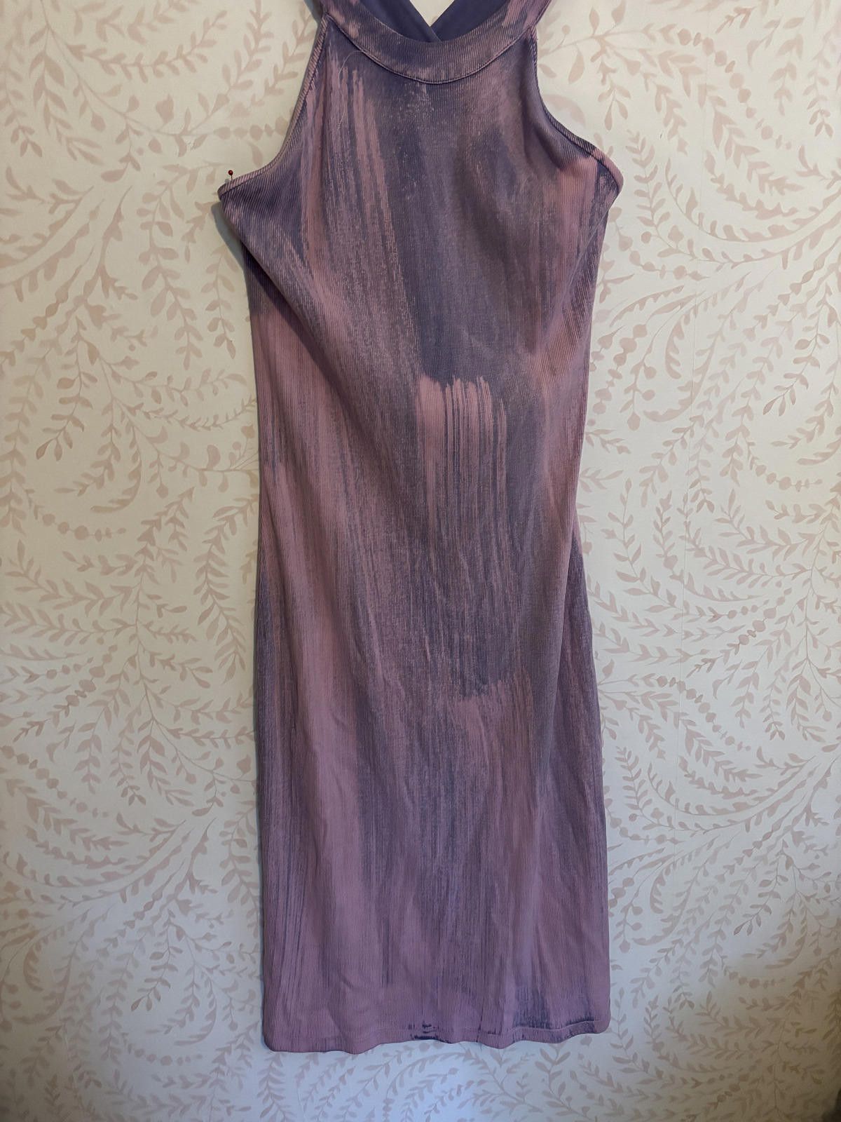 Other Young, Fabulouls and Broke Y2K Purple Acid Wash Dress L Size L / US 10 / IT 46 - 3 Thumbnail