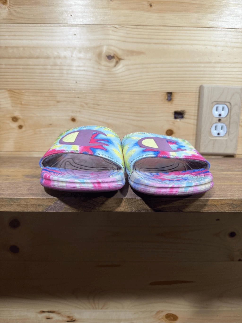 Champion Champion IPO Women's Size 7 Tie-Dye Slide Sandals Size US 7 / IT 37 - 2 Thumbnail
