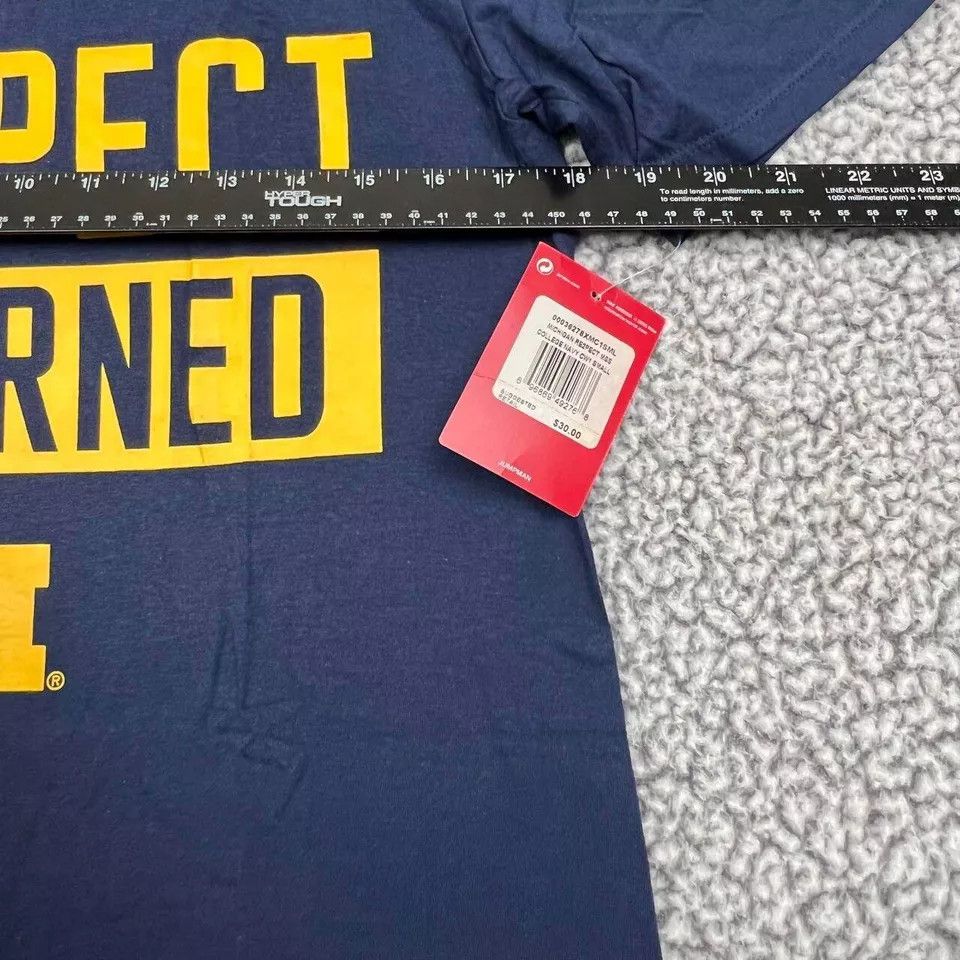 Nike Michigan Wolverines x Air Jordan Shirt Men Short Sleeve S Size US S / EU 44-46 / 1 - 5 Thumbnail