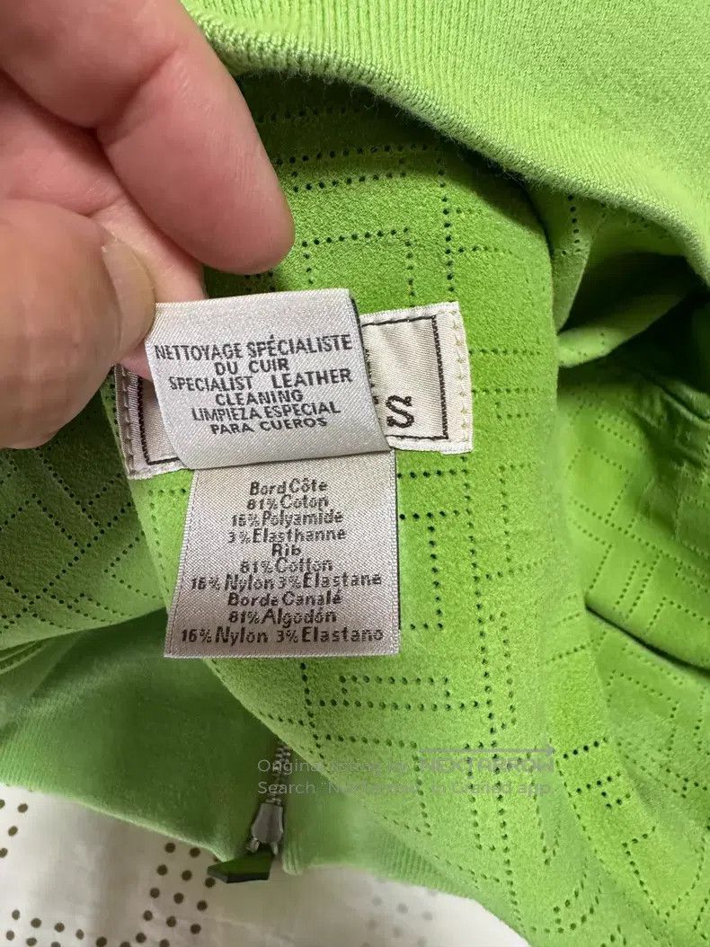 Hermes Hermes Cowhide leather jacket, cowhide perforated jacket c Size US M / EU 48-50 / 2 - 9 Thumbnail