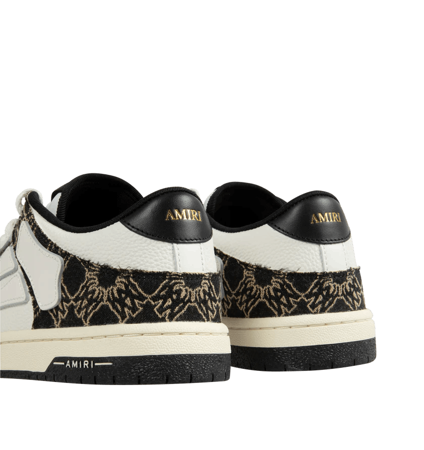 Amiri o1h1sh11225 Ma Quad Skel Low Top Sneaker in Black Size US 12 / EU 45 - 4 Thumbnail