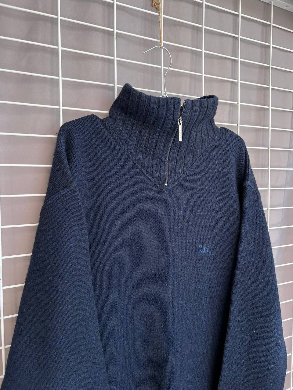 Versace Jeans Couture Versace Jeans Couture Half Zip Vintage Sweater Mens Size L Size US L / EU 52-54 / 3 - 3 Thumbnail
