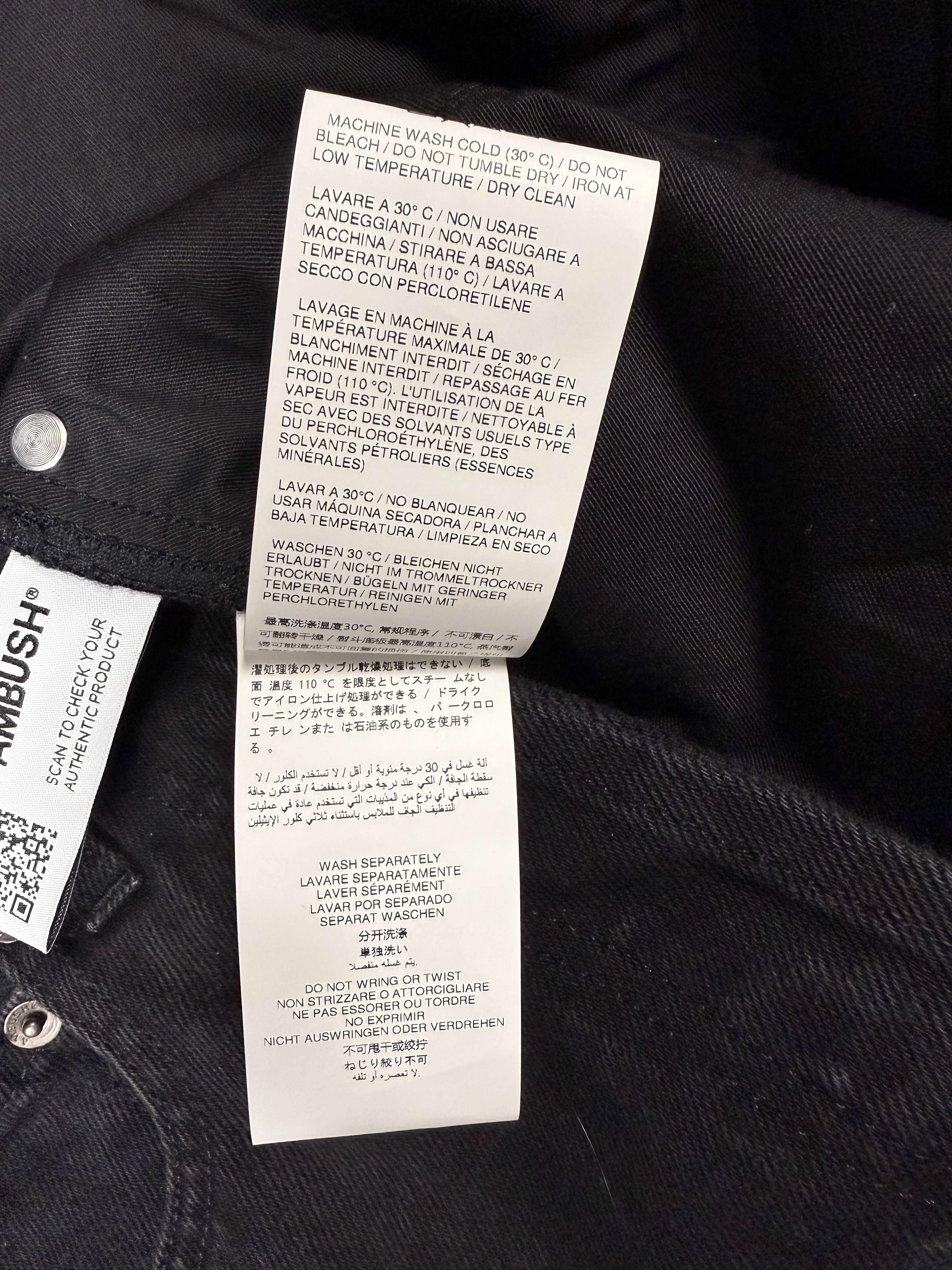 Ambush Design $670 Ambush Denim Waist Belt Baggy Jeans Size 25" / US 0 / IT 36 - 18 Thumbnail