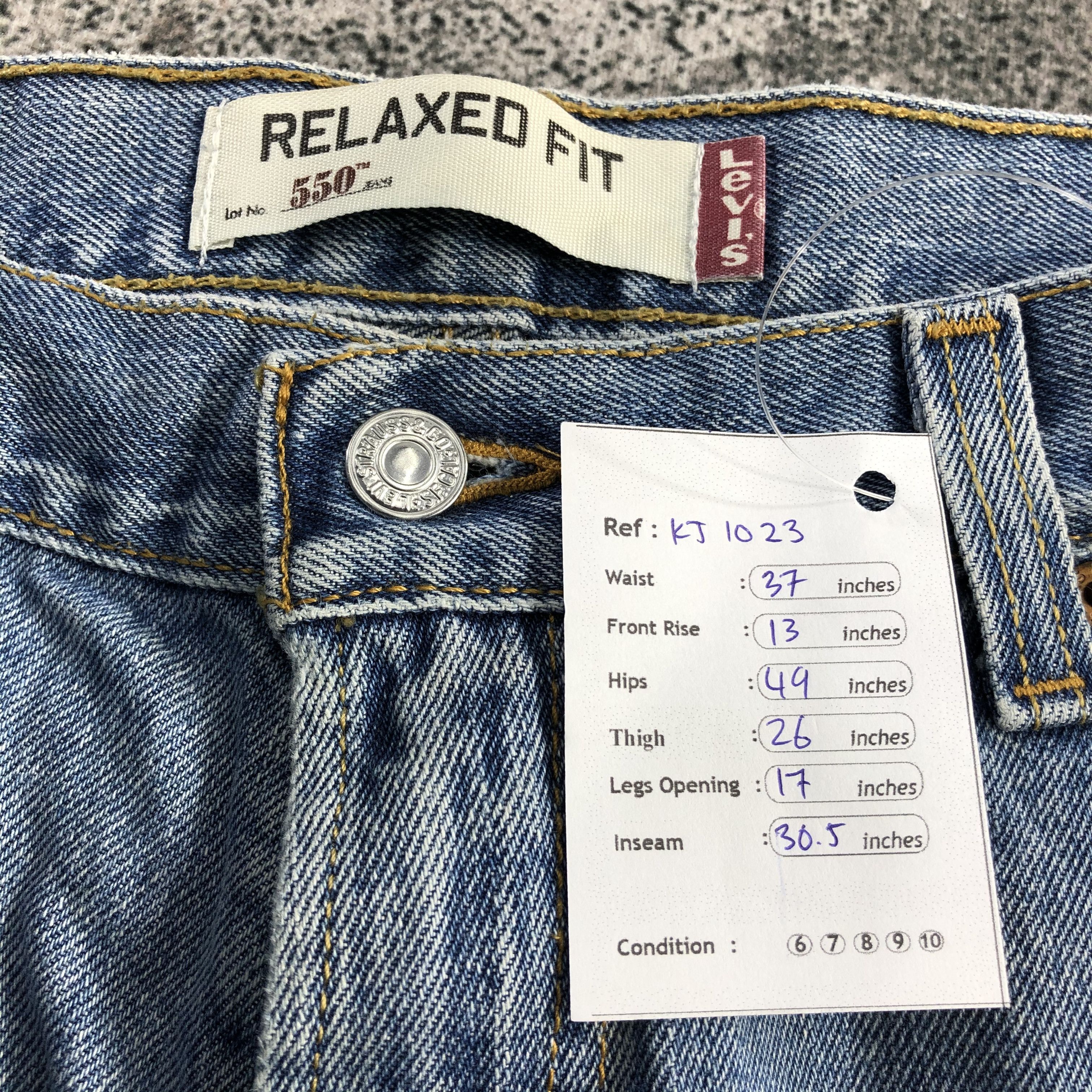 Levi's Vintage Levis 550 Jeans Relaxed Fit Denim KJ1023 Size US 36 / EU 52 - 16 Thumbnail