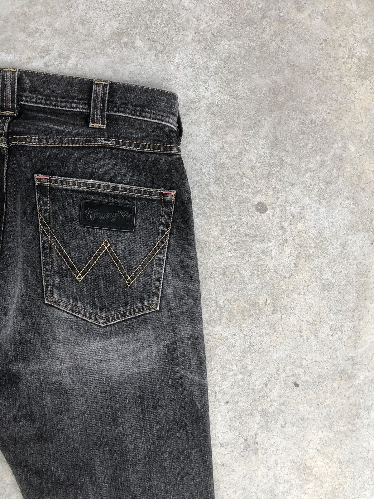 If Six Was Nine Japanese Wrangler Flared Jeans Distressed Jeans Size US 32 / EU 48 - 10 Thumbnail