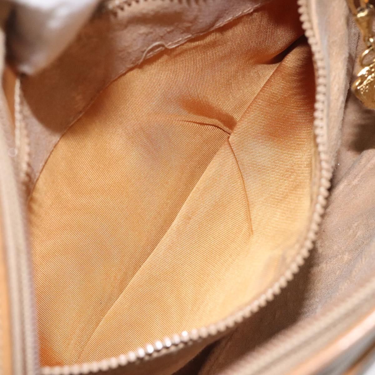 Gucci GUCCI Micro GG Supreme Shoulder Bag Pvc Leather Brown Gold Size ONE SIZE - 21 Thumbnail