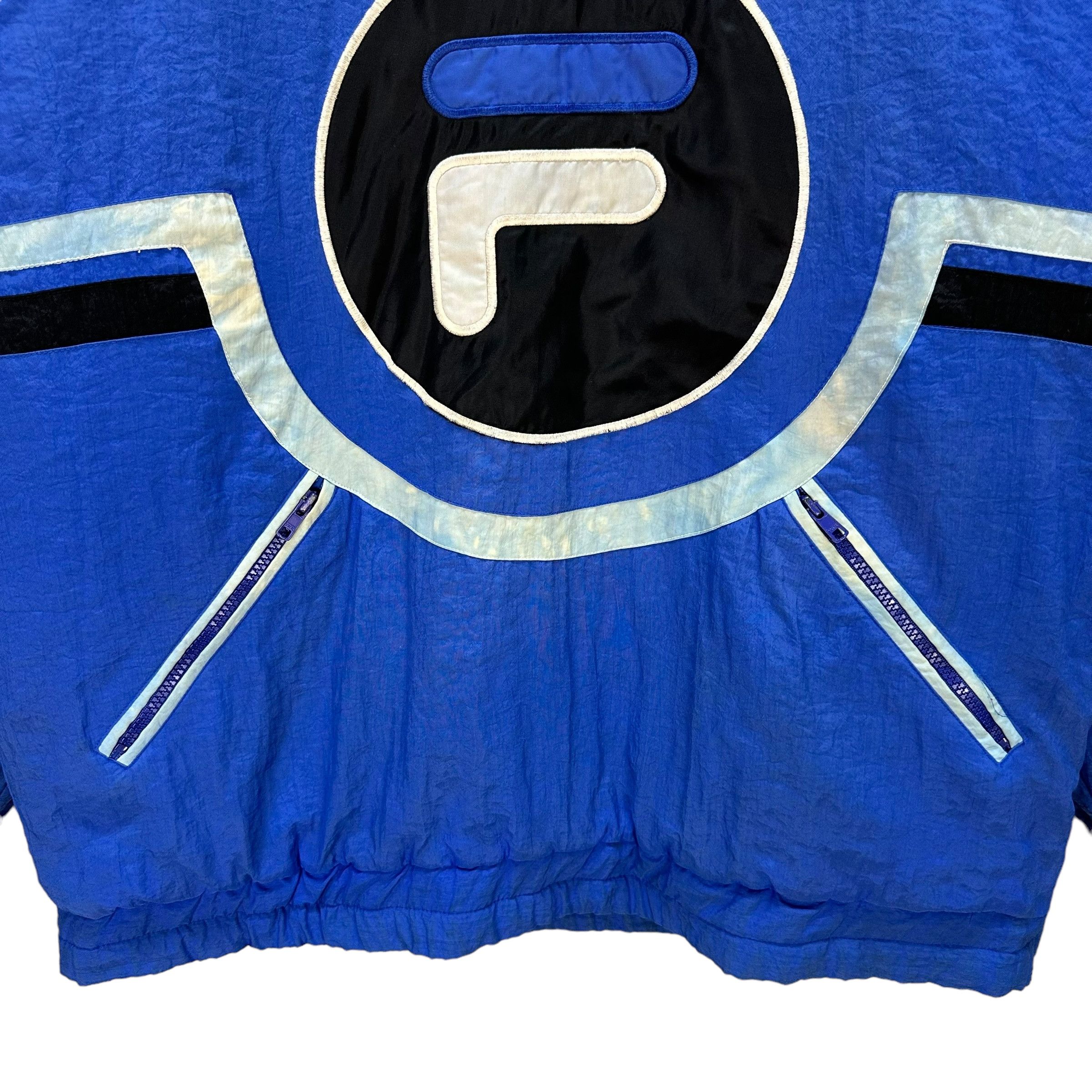 Fila FILA Big Logo Anorak Jacket Pullover Hoodie Jacket #A47-1092 Size US XL / EU 56 / 4 - 3 Thumbnail