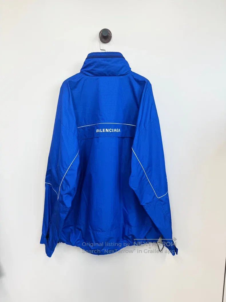 Balenciaga Balenciaga Blue Functional Half-Zip Front & Back Logo Embr Size US S / EU 44-46 / 1 - 2 Thumbnail