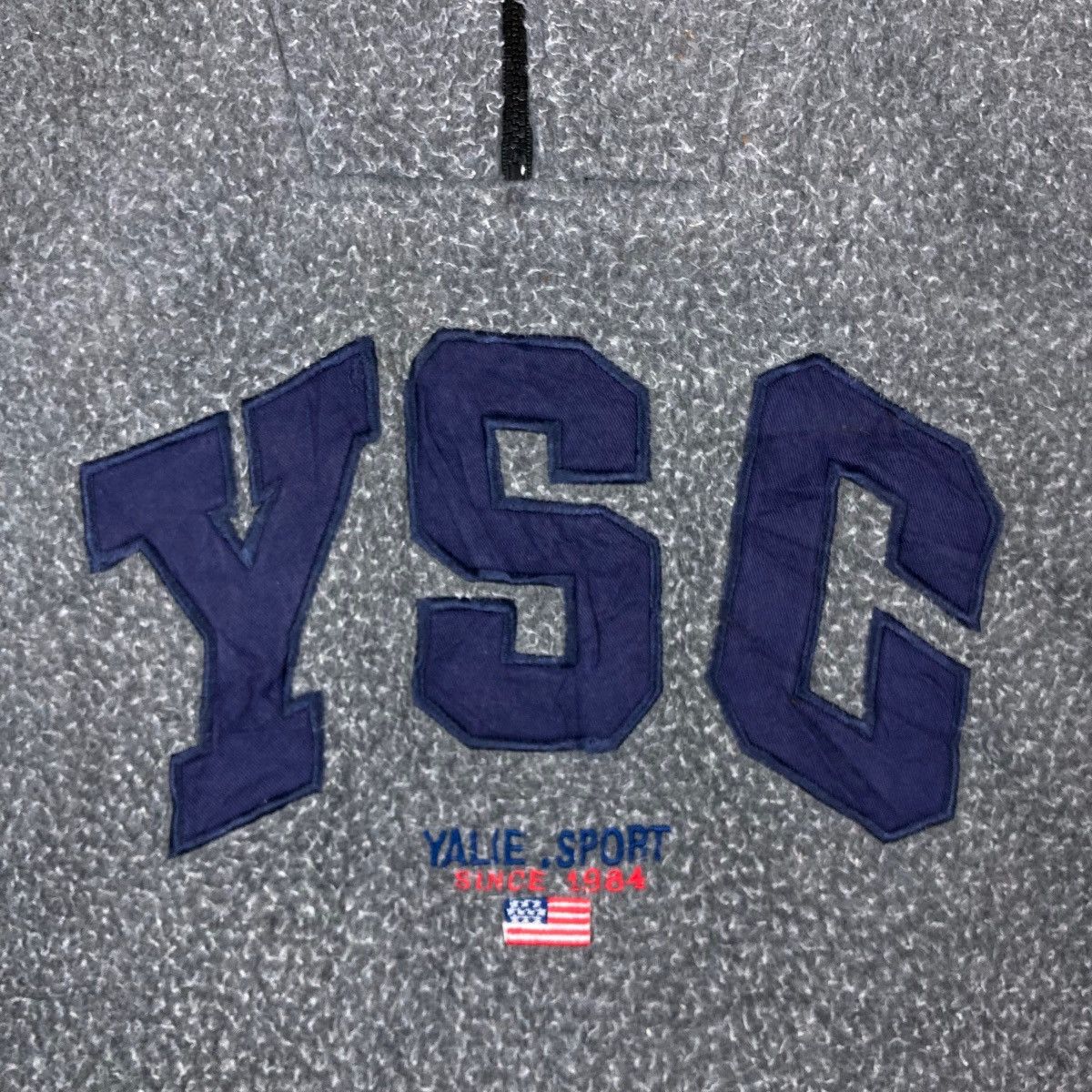 Vintage Vintage Yalie Club YSG Quarter Zip Pullover Jumper Fleece Size US M / EU 48-50 / 2 - 3 Thumbnail
