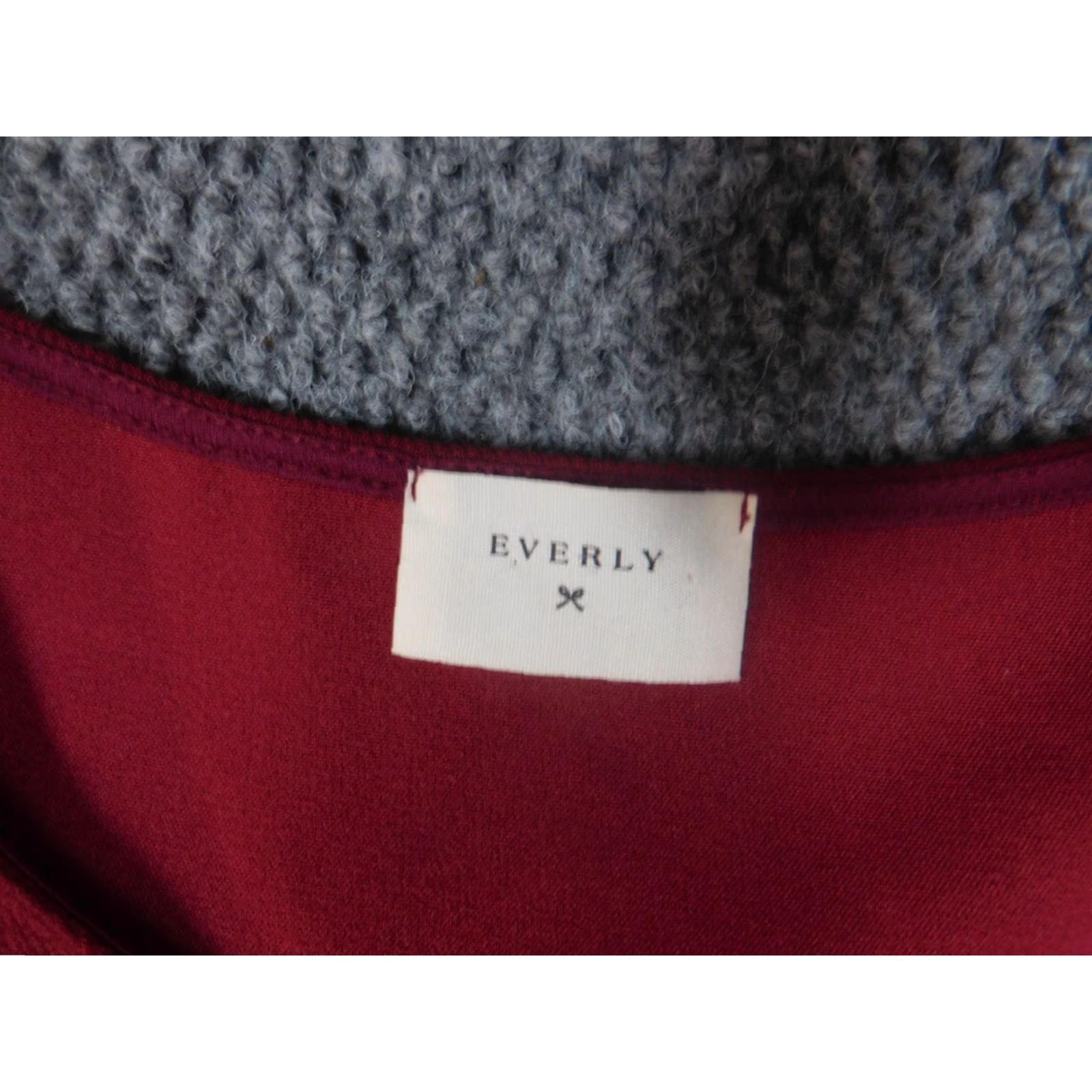 Vintage Everly Dress A-Line Womens Medium Red Short Sleeve Pullover Pockets Knee Length Lined Raglan Accent Size M / US 6-8 / IT 42-44 - 5 Thumbnail
