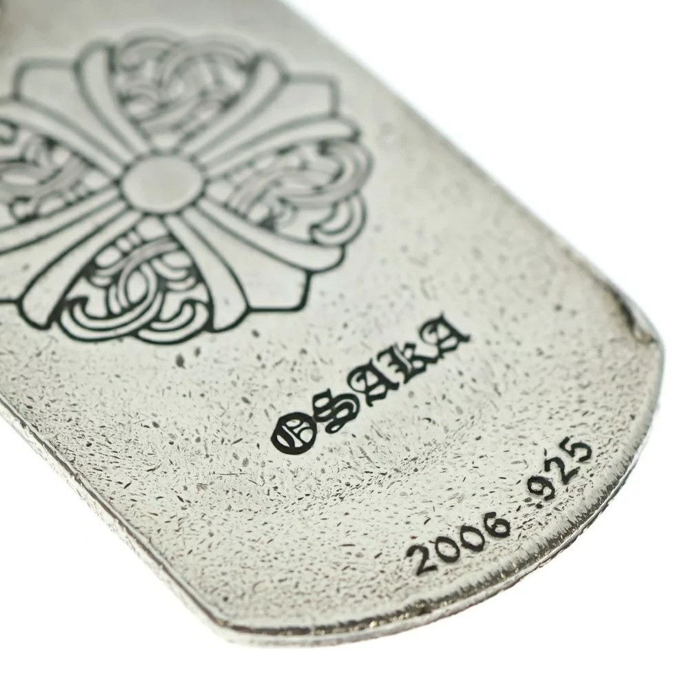 Chrome Hearts 🔥 CHROME HEARTS OSAKA LTD SCROLL LARGE DOG TAG Size ONE SIZE - 3 Thumbnail