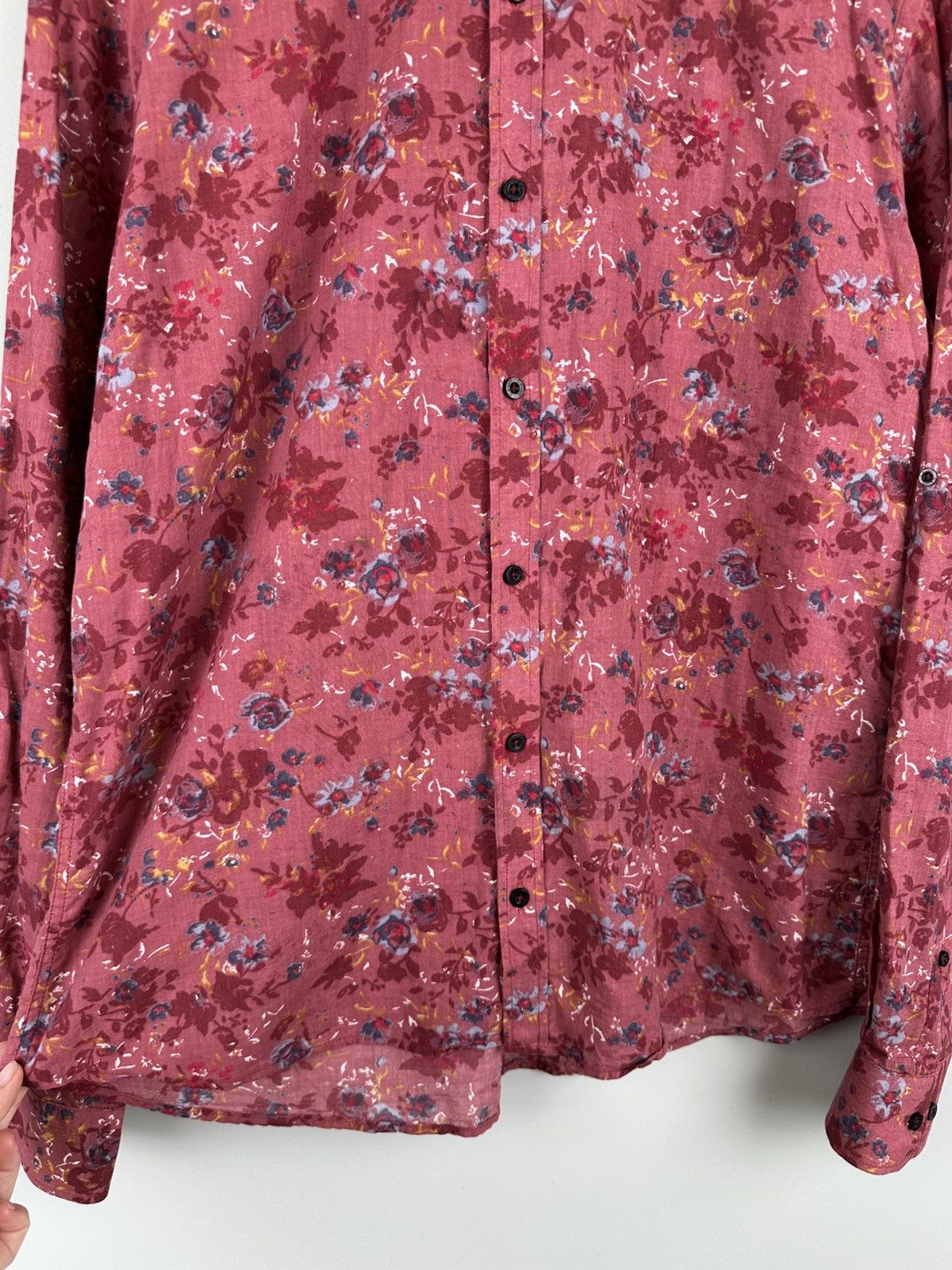 Just Cavalli Just Cavalli Flowers Print Shirt Button Up Size US XL / EU 56 / 4 - 5 Thumbnail